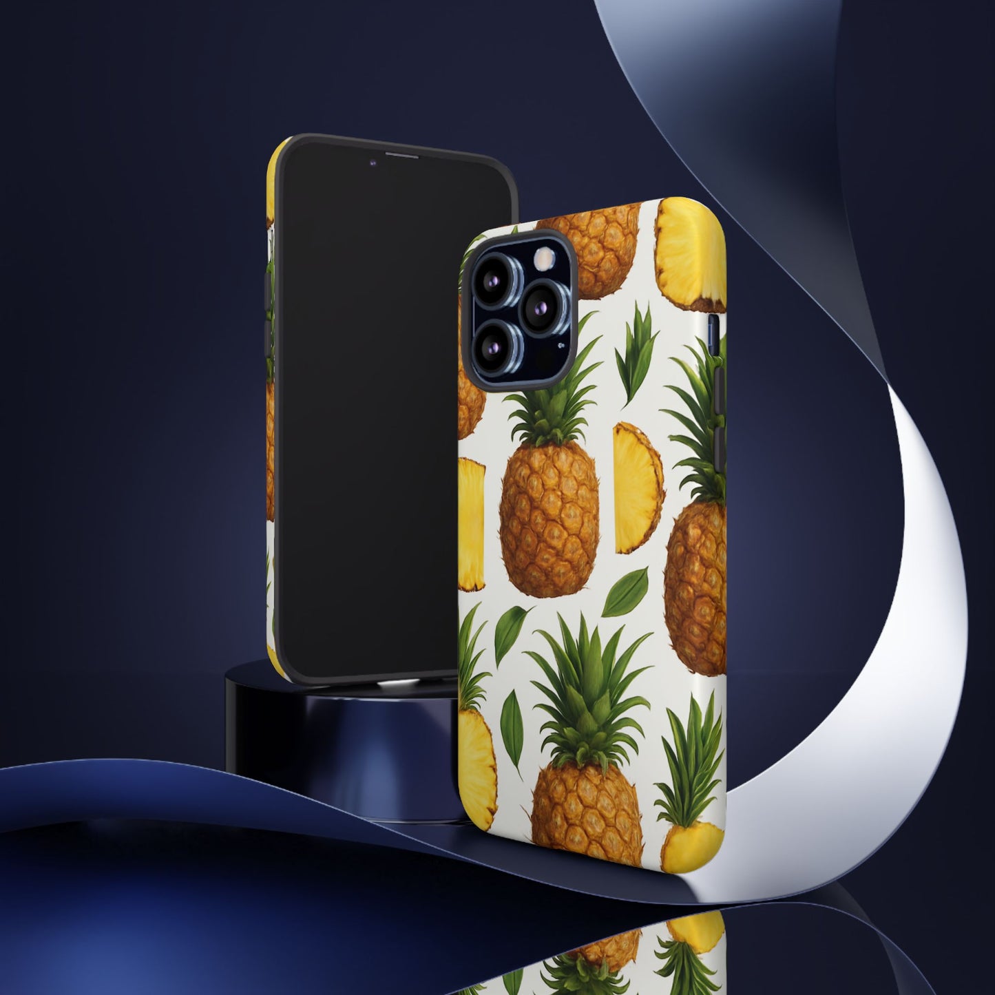 Pineapple Phone Case - Tough Cases, Tropical Phone Cover, Summer Vibe Accessories, Cute Pineapple Design, Fun Gift for Fruit Lovers