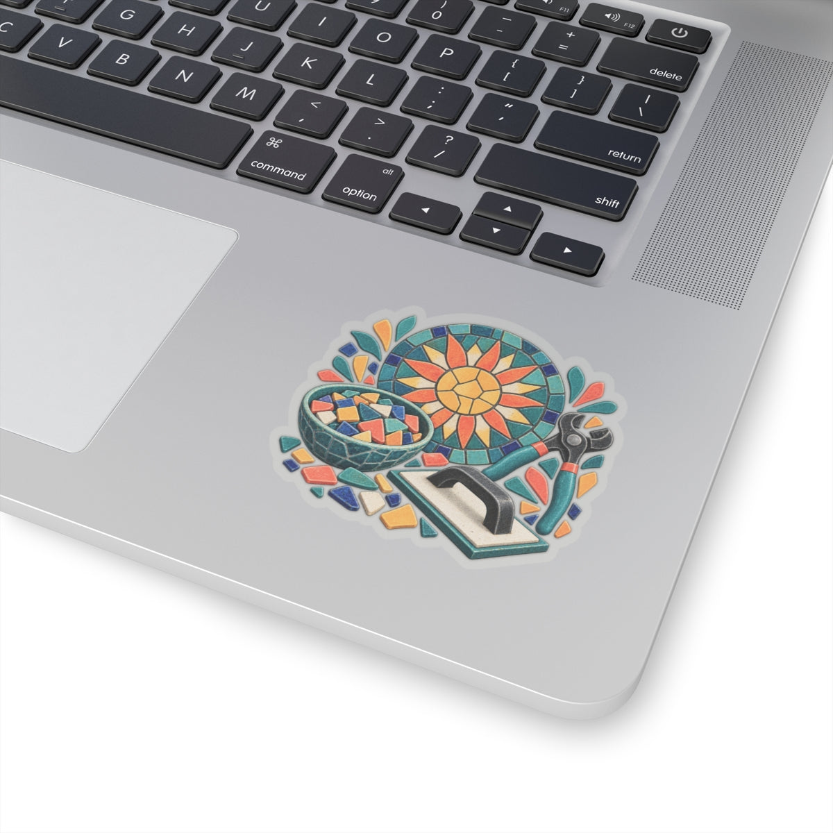 Sunburst Mosaic Making Workshop Sticker
