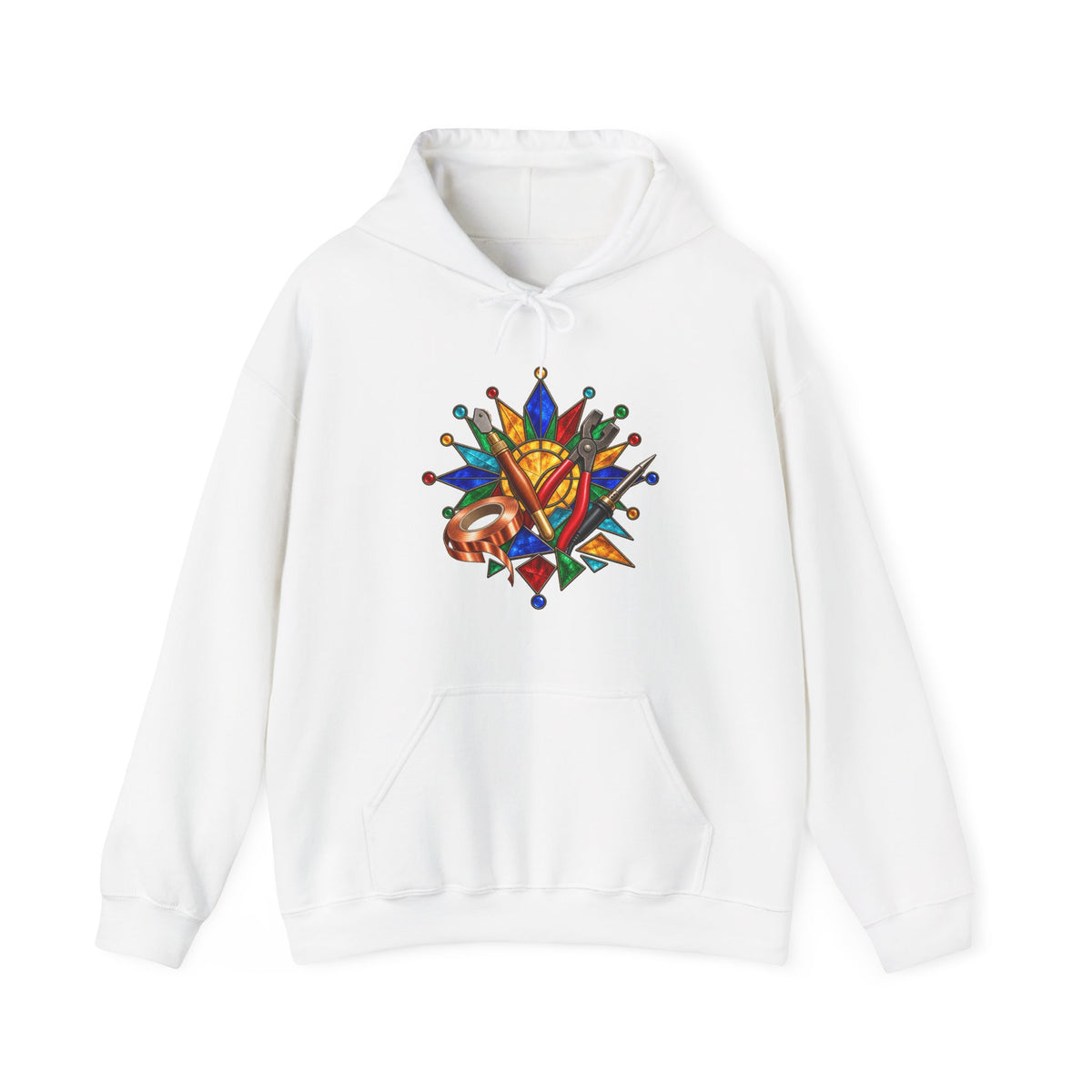 Stained Glass Workshop Tools Hoodie