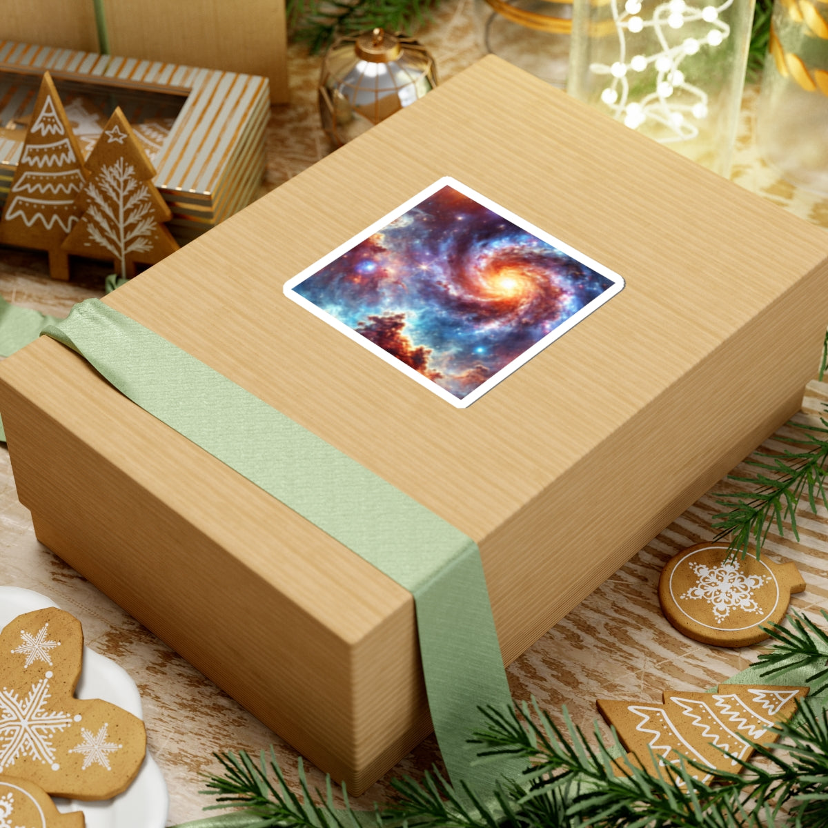 Galaxy Nebula Dreamscape Abstract Space Sticker for Laptop