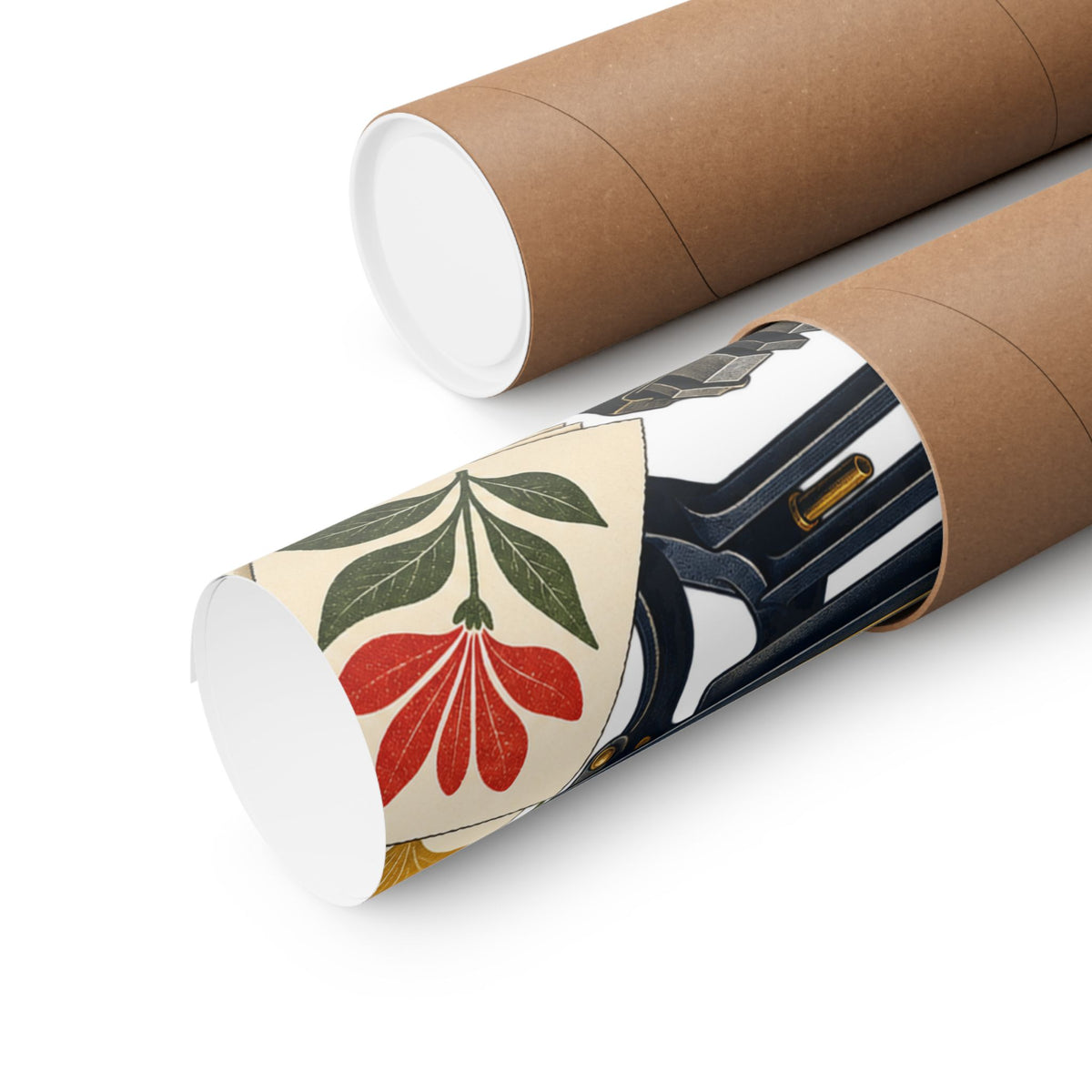 Botanical Letterpress Printshop Poster