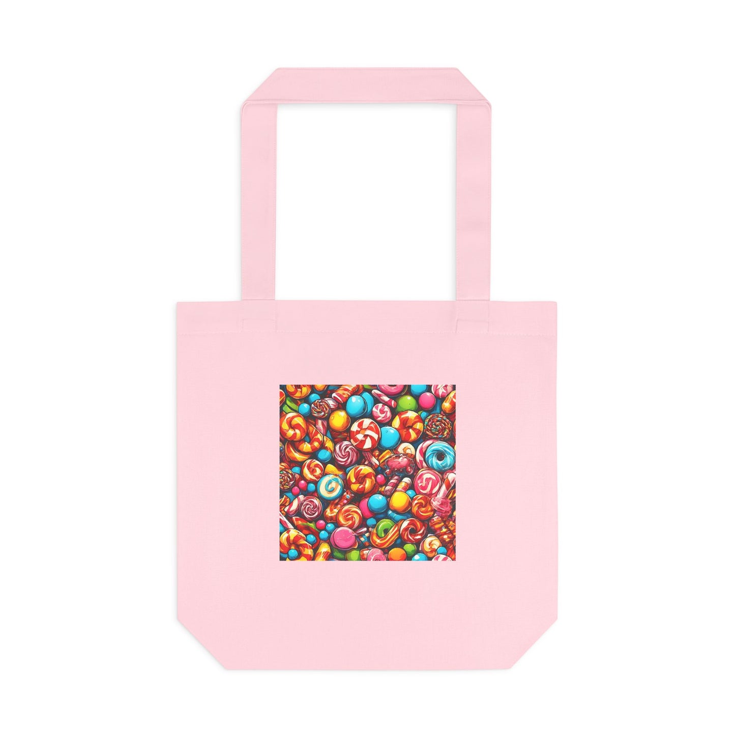 Colorful Candy and Lollipop Pattern Tote Bag