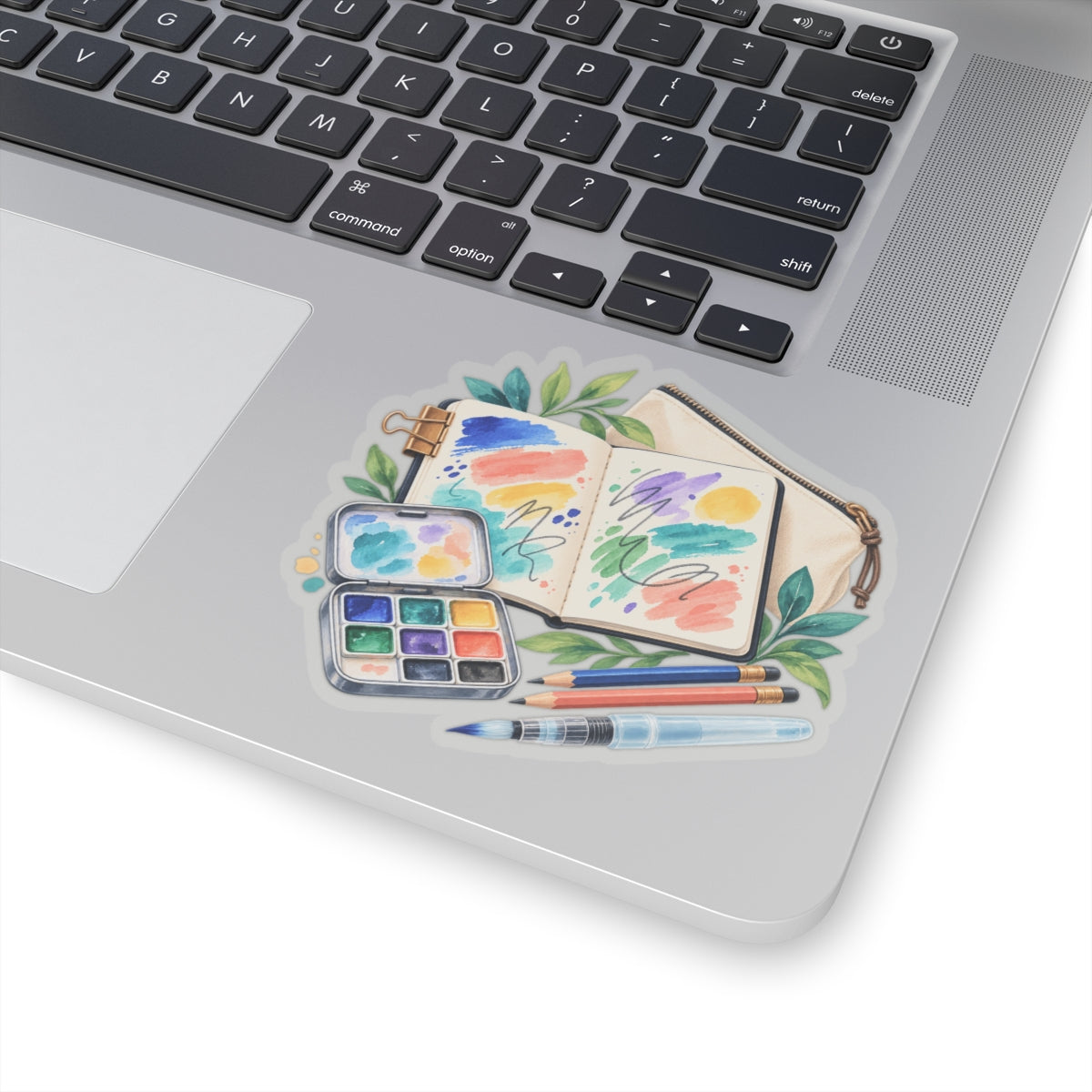 Colorful Urban Sketching Travel Kit Sticker