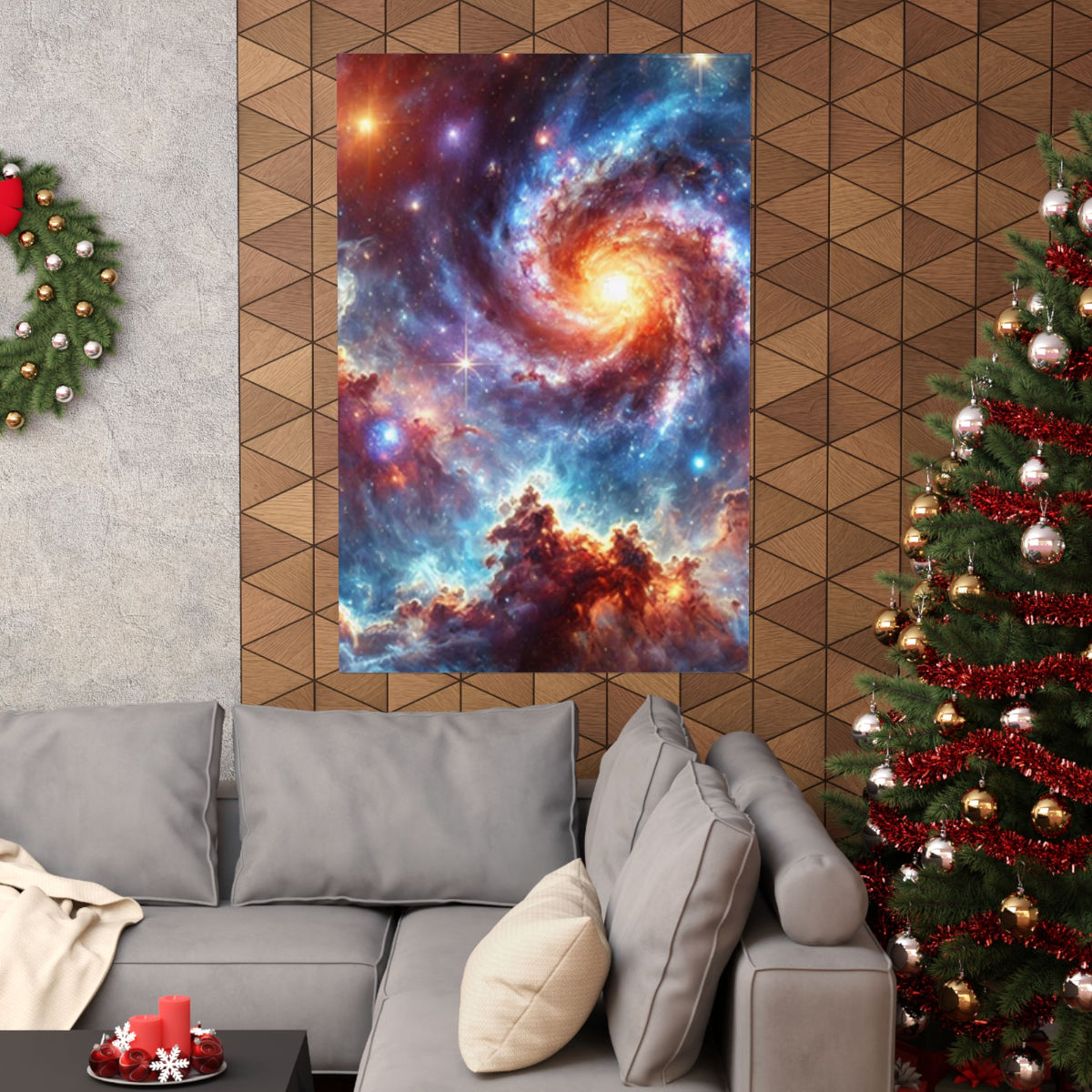 Galaxy Nebula Dreamscape Abstract Space Poster Wall Art Decor