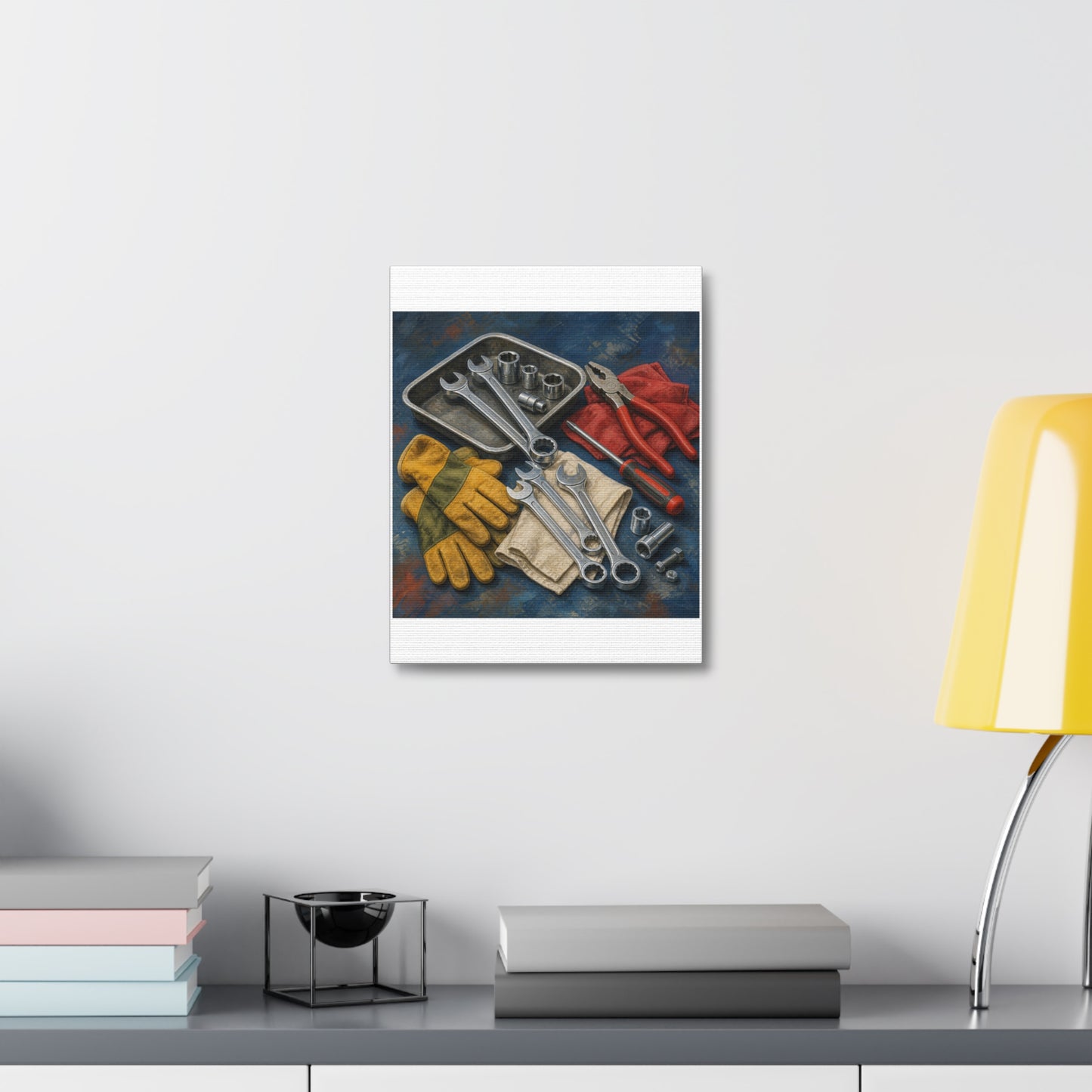 Classic Mechanic Hand Tools Art Canvas Art