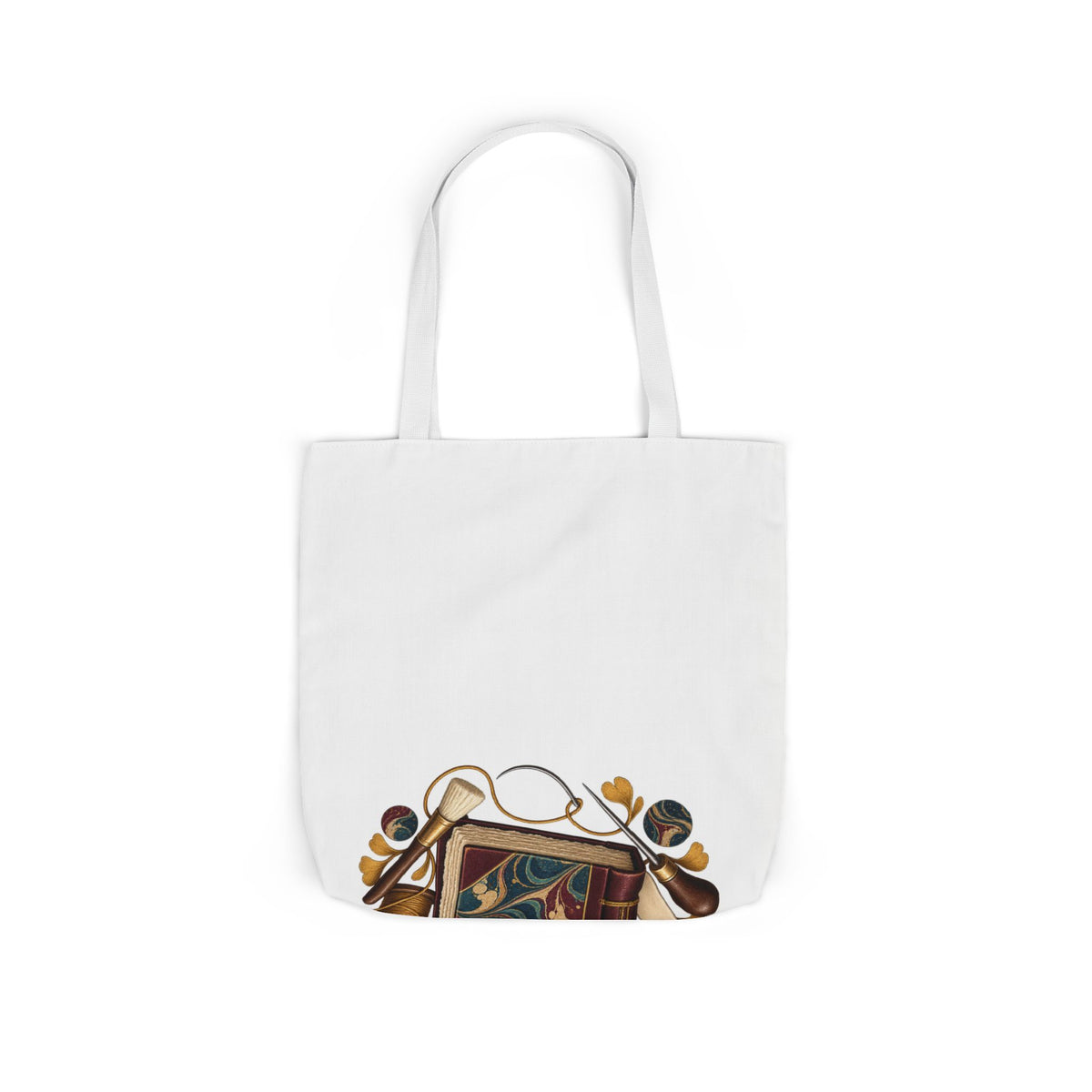 Traditional Marbled Bookbinding Workshop Tote Bag