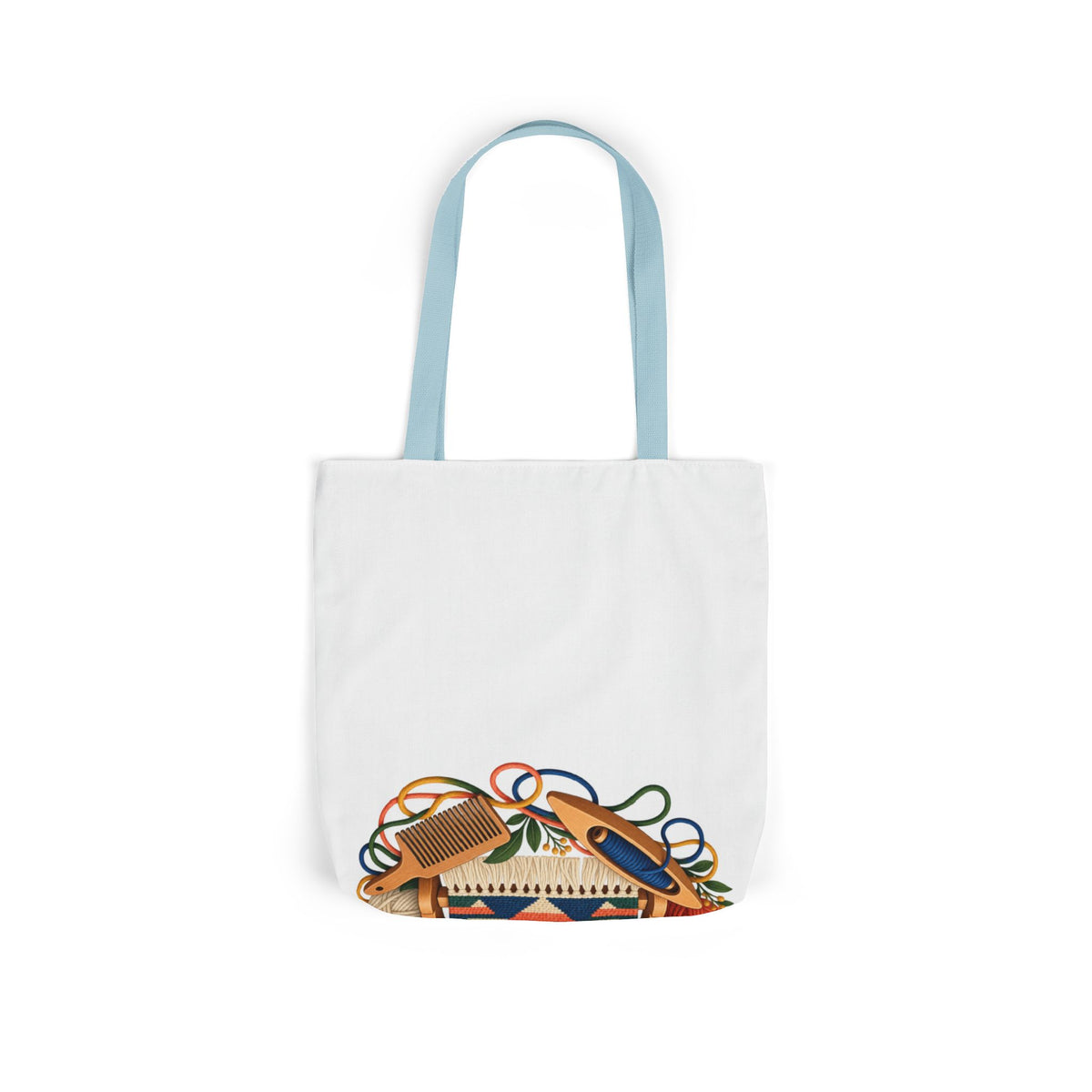Geometric Hand Weaving Workshop Tote Bag