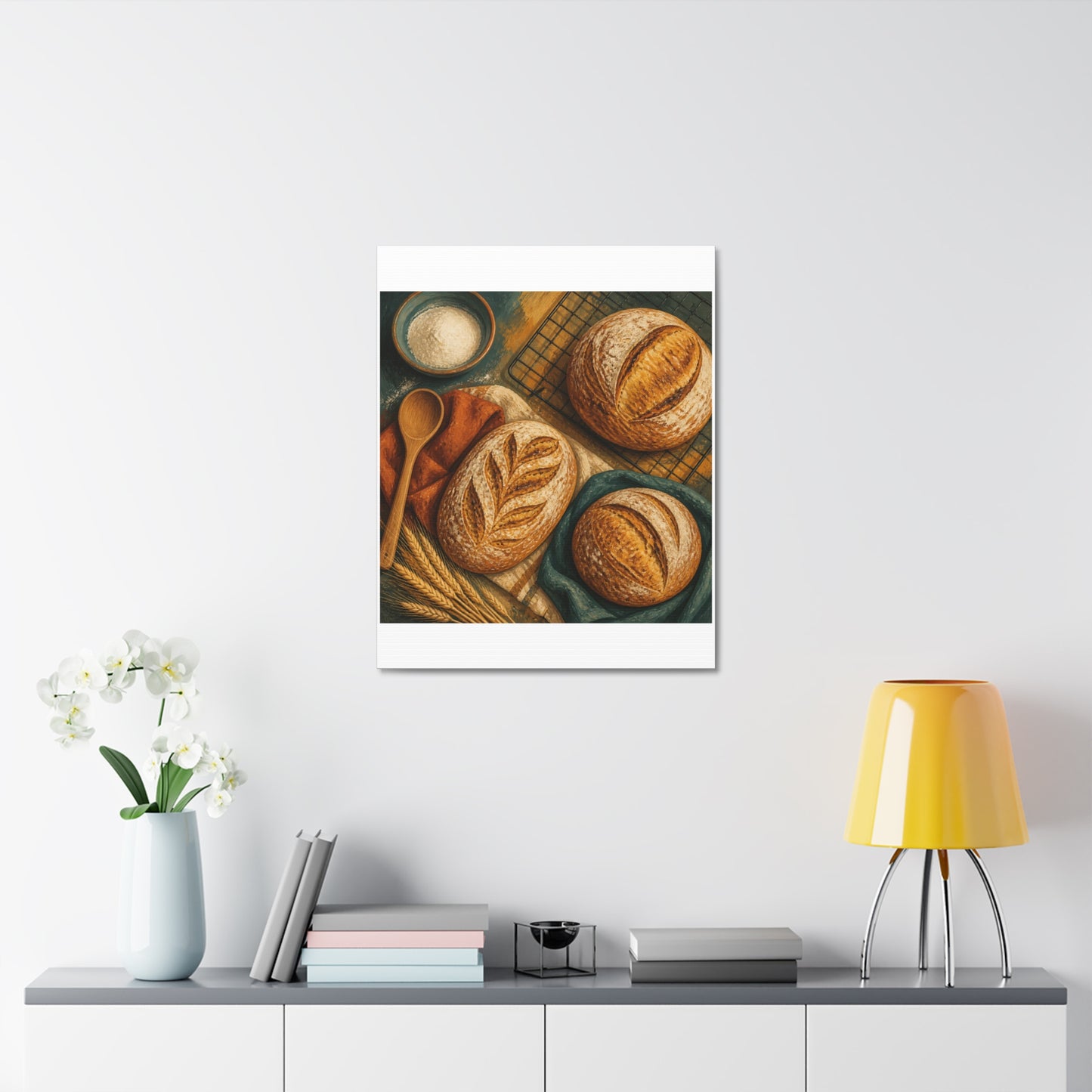 Artisan Bread Baking Still Life Canvas Art