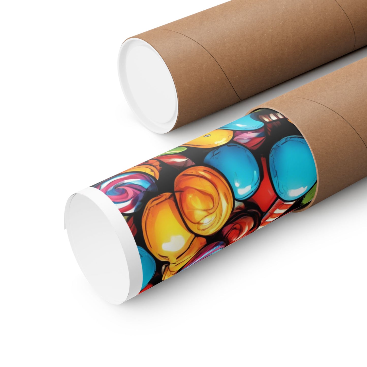 Colorful Candy Pattern Sweets Gift Art Poster
