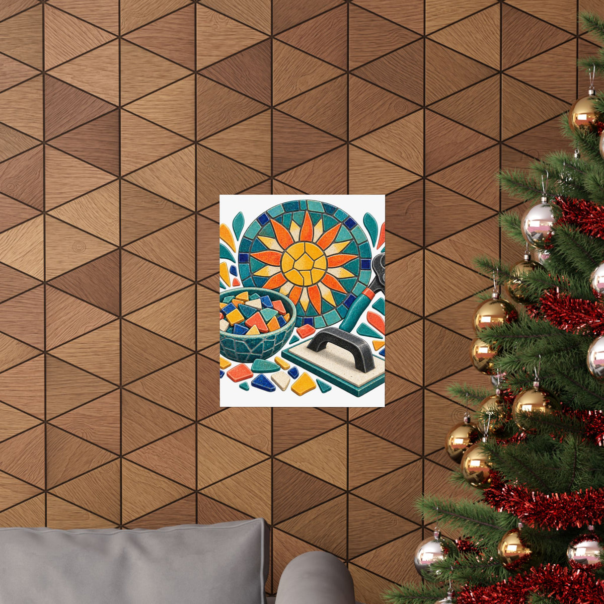 Sunburst Mosaic Making Workshop Poster
