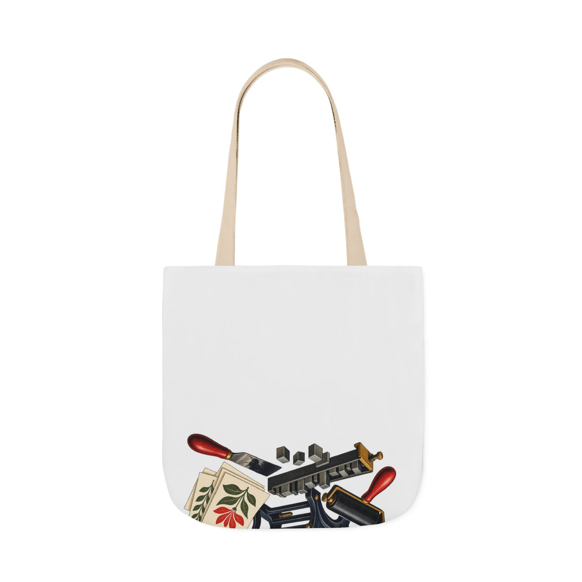 Botanical Letterpress Printshop Tote Bag