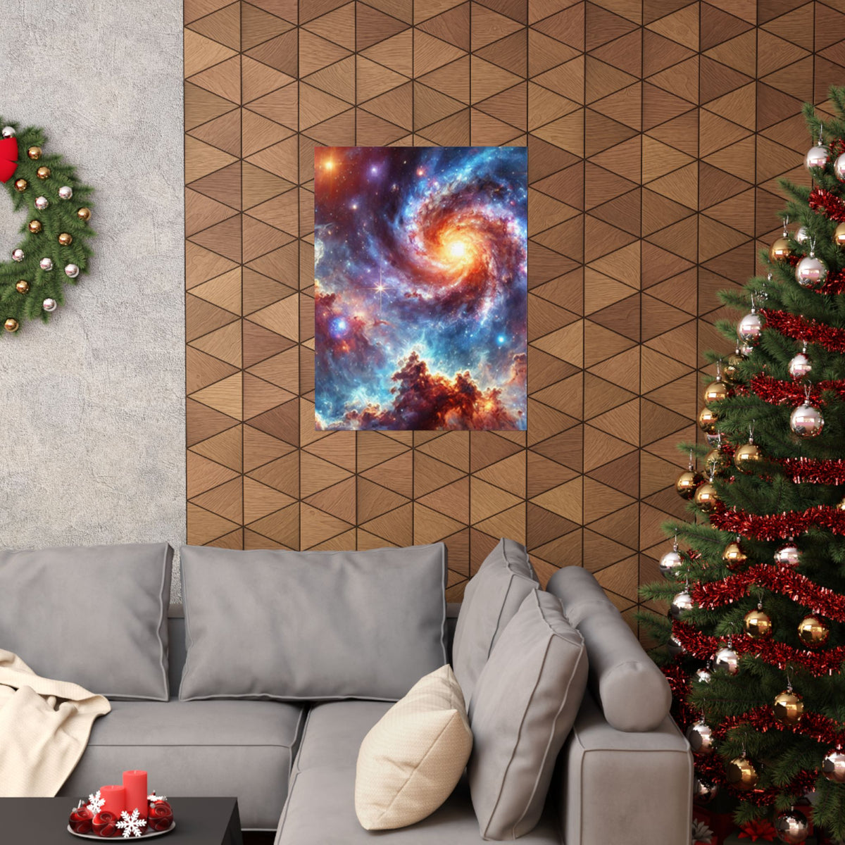 Galaxy Nebula Dreamscape Abstract Space Poster Wall Art Decor