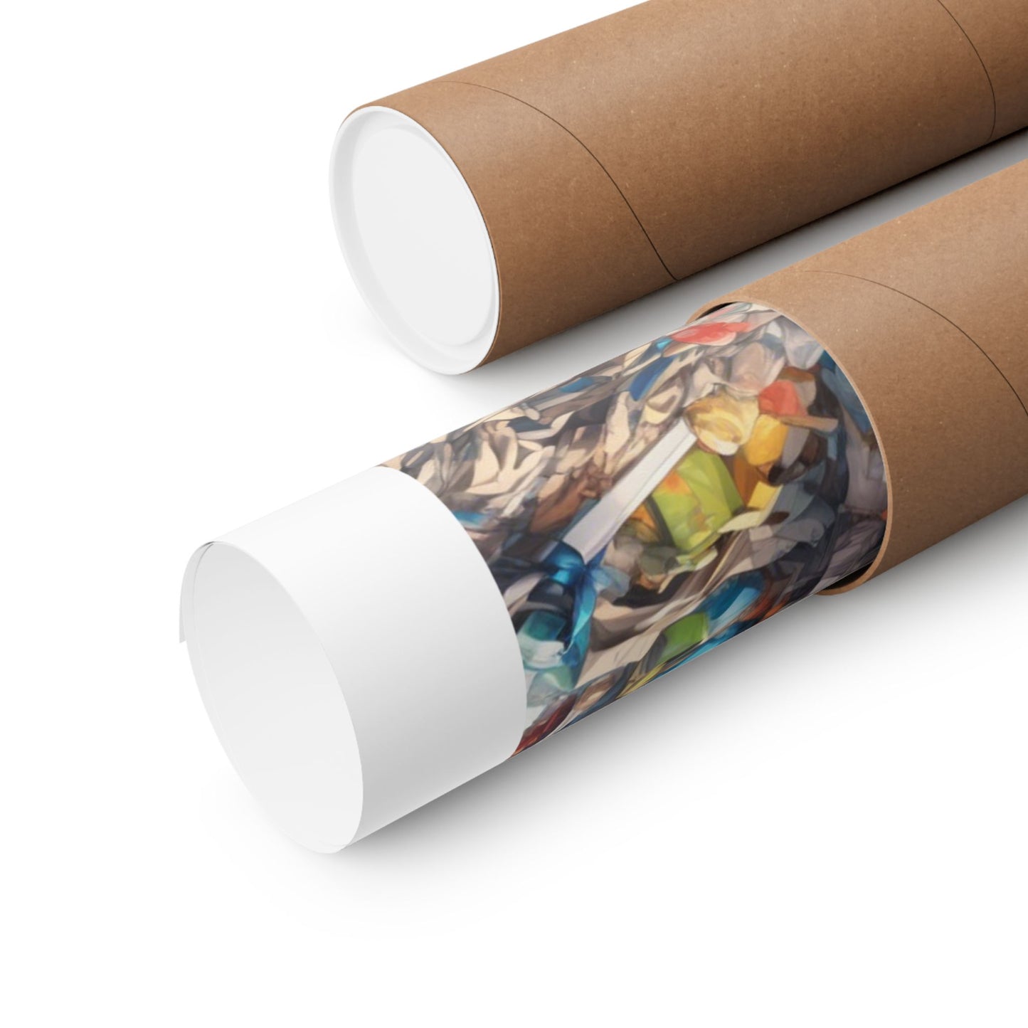 Recycling Rescue Anime Heroine Eco Street Art Poster