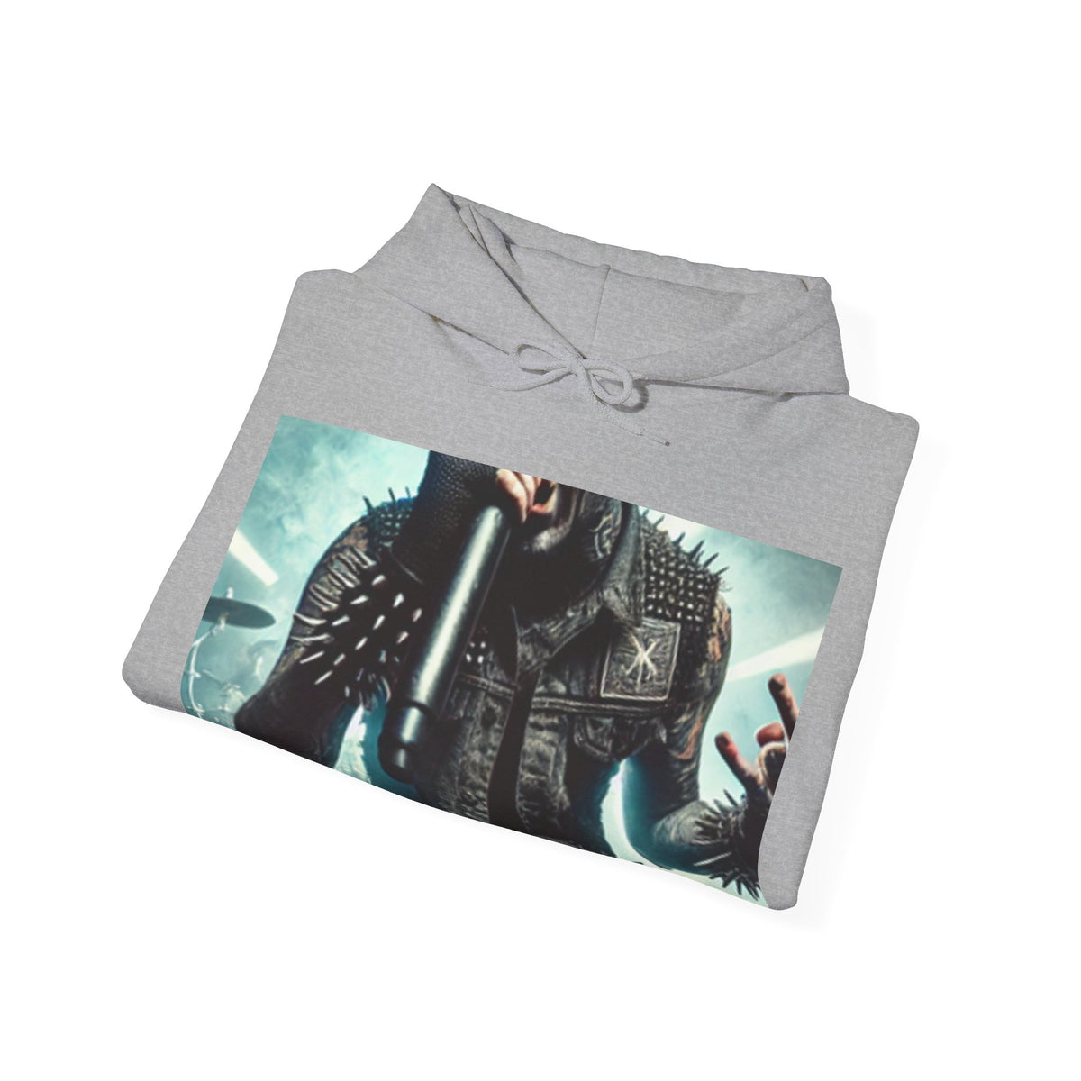 Punk Rock Vocalist Stage Energy Cozy Music Hoodie