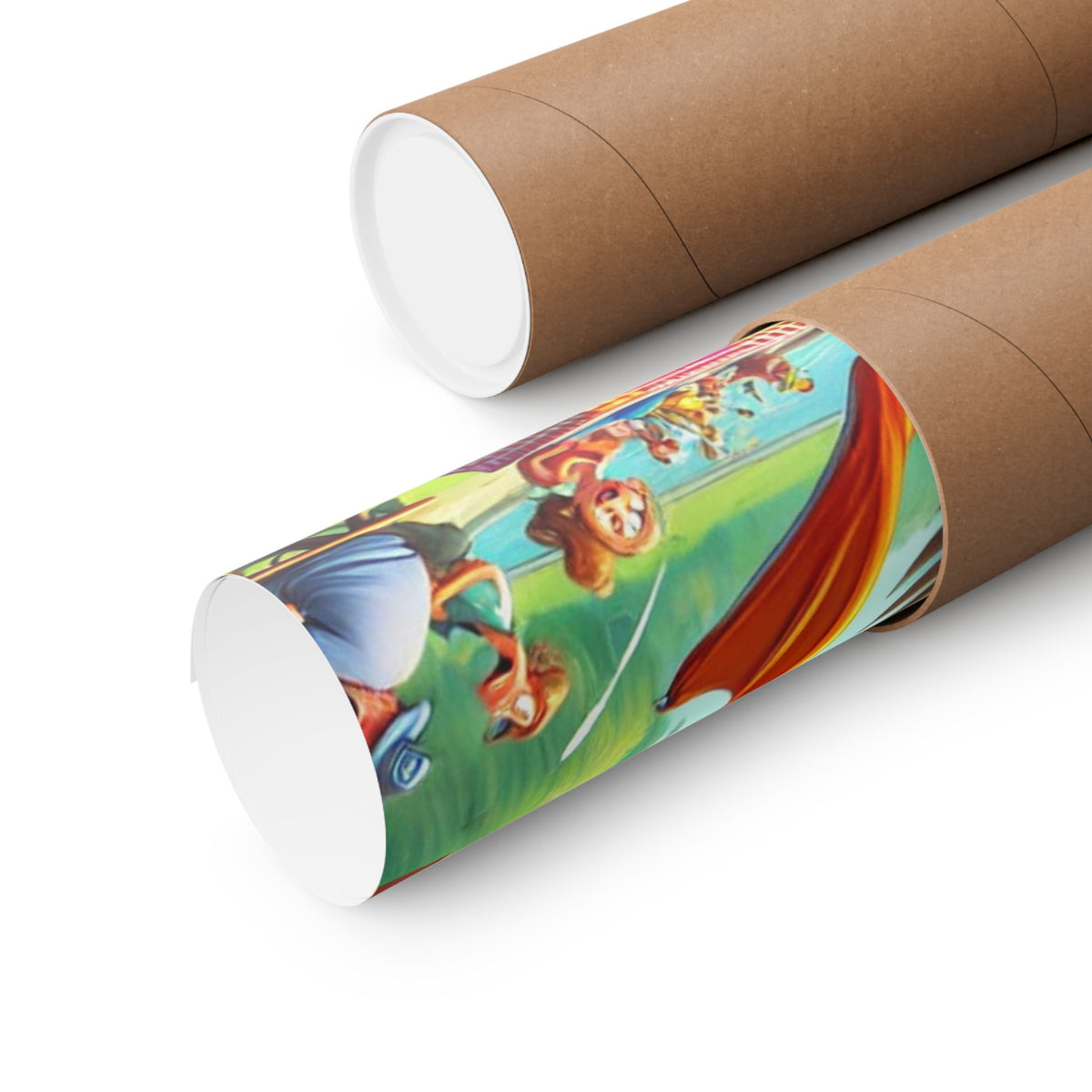 Chaotic Picnic Duck Funny Summer Wall Art Poster