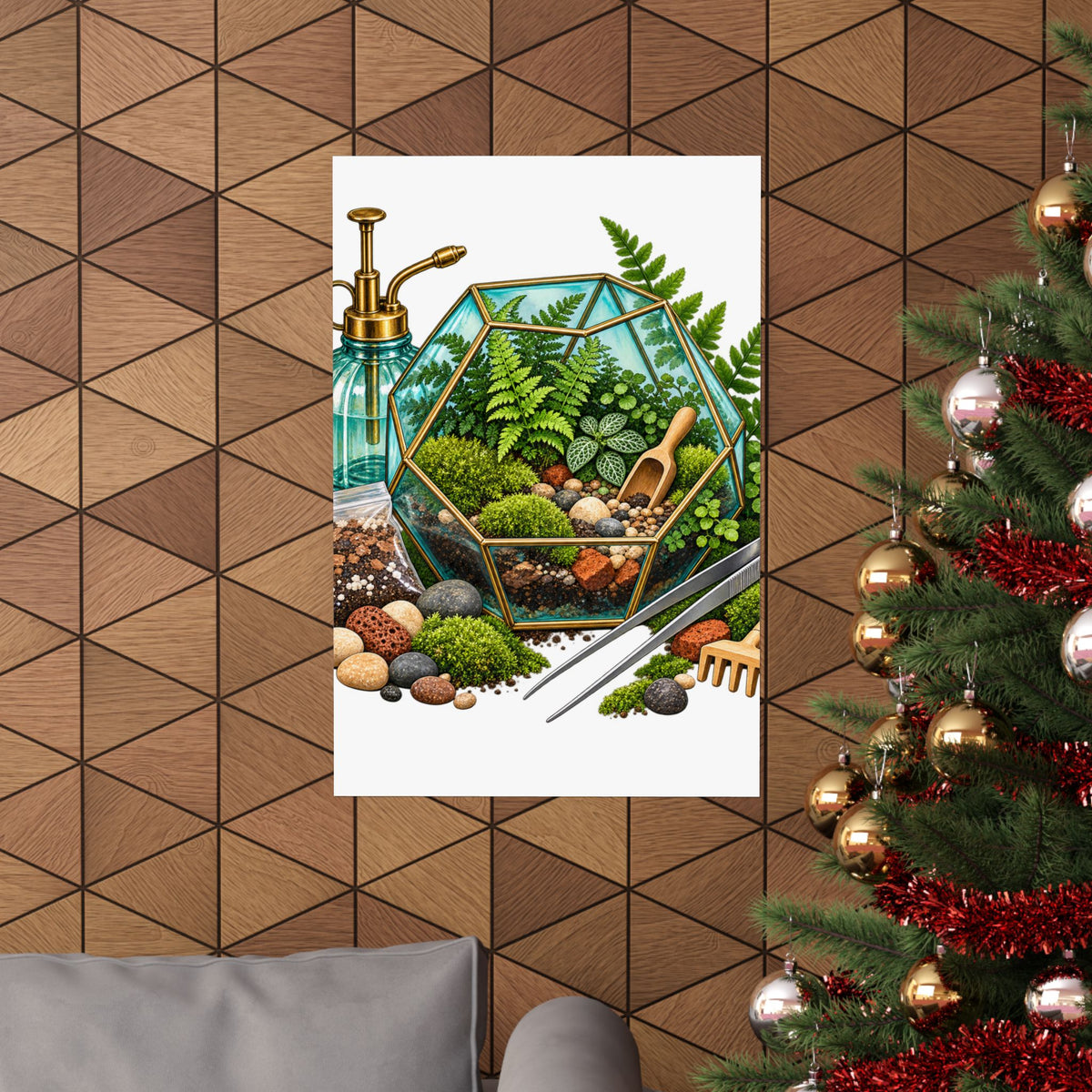 Fern Terrarium Building Workshop Poster
