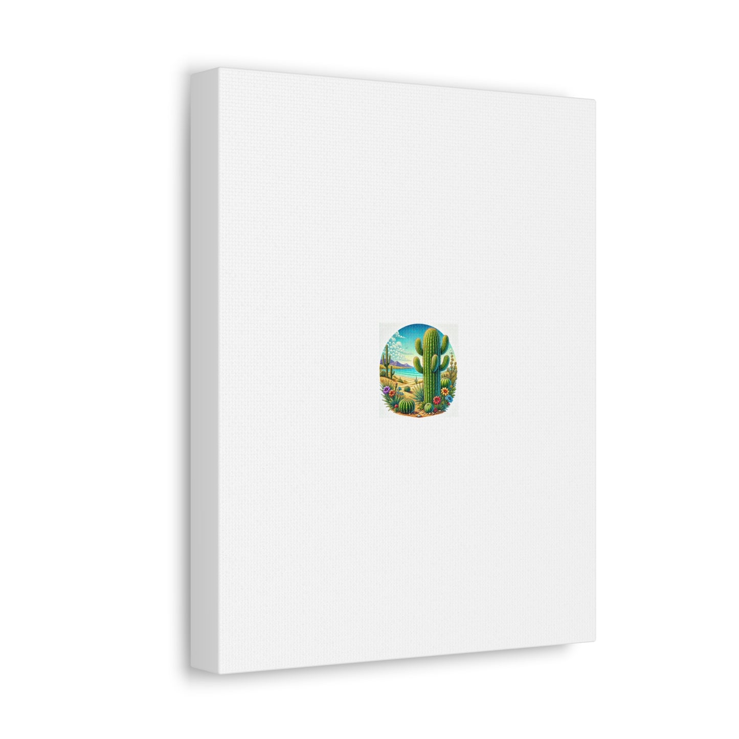 Desert Cactus Bloom Garden Canvas Botanical Desert Wall Art Gift