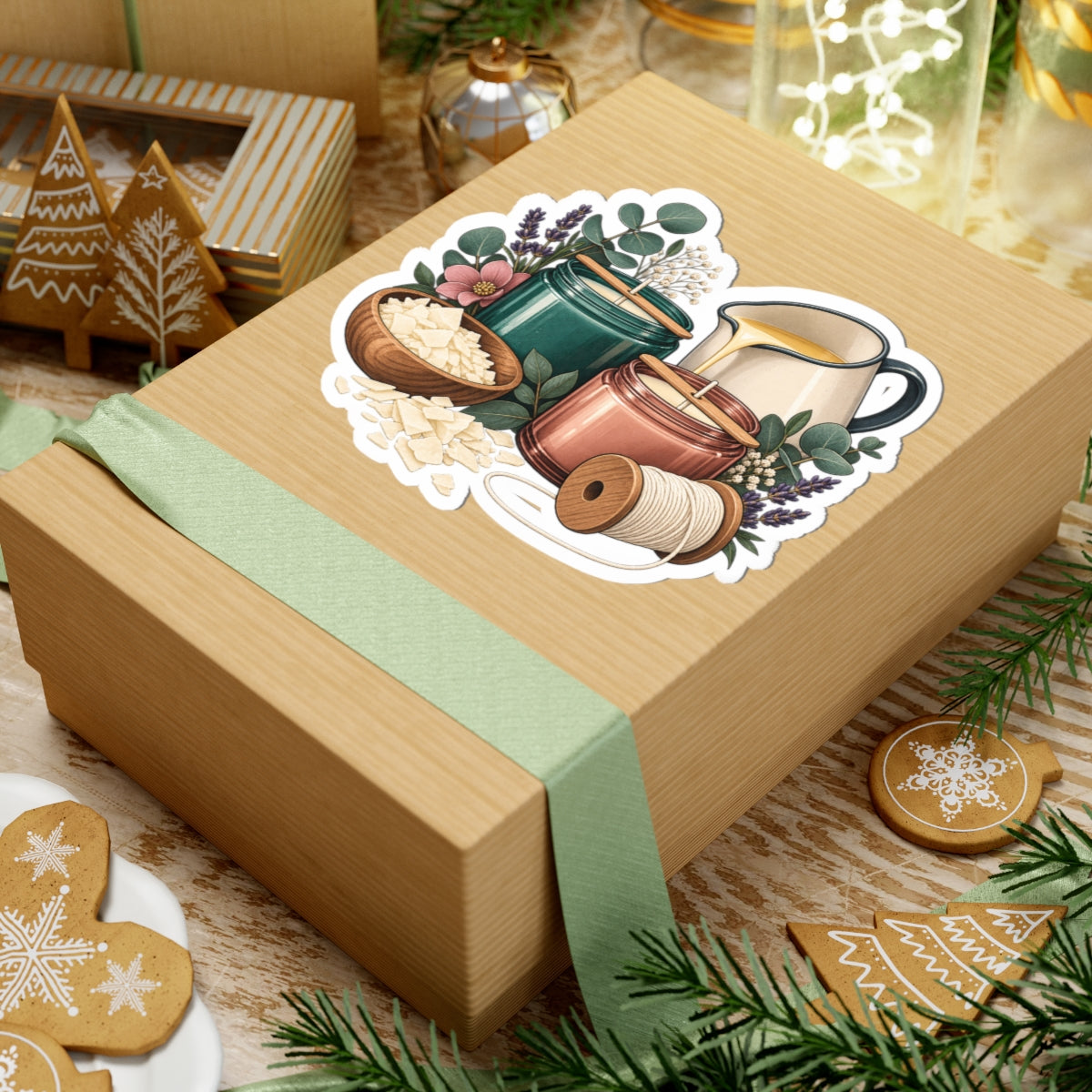 Artisan Candle Making Workshop Sticker