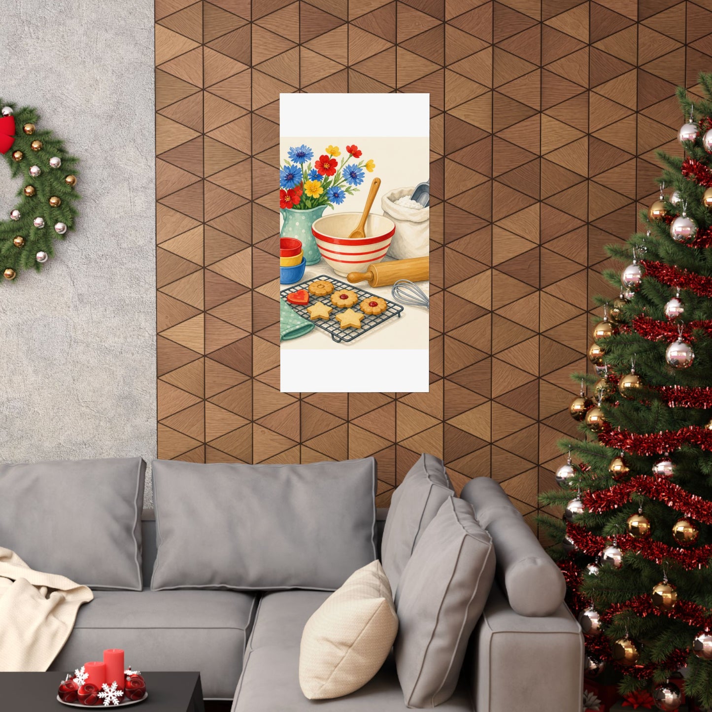Cheerful Home Baking Hobby Poster