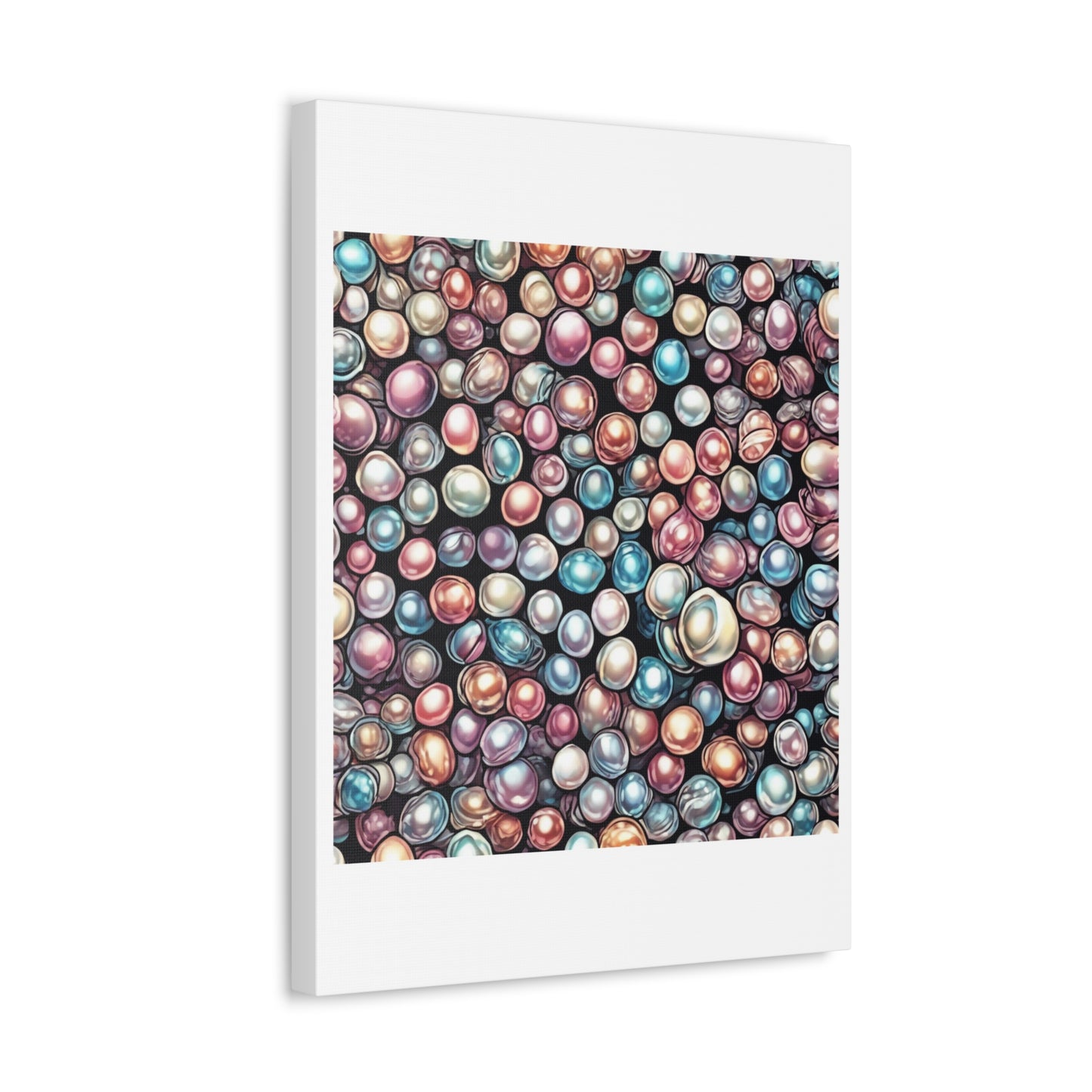 Pearl Bubble Pattern Abstract Gift Art Canvas