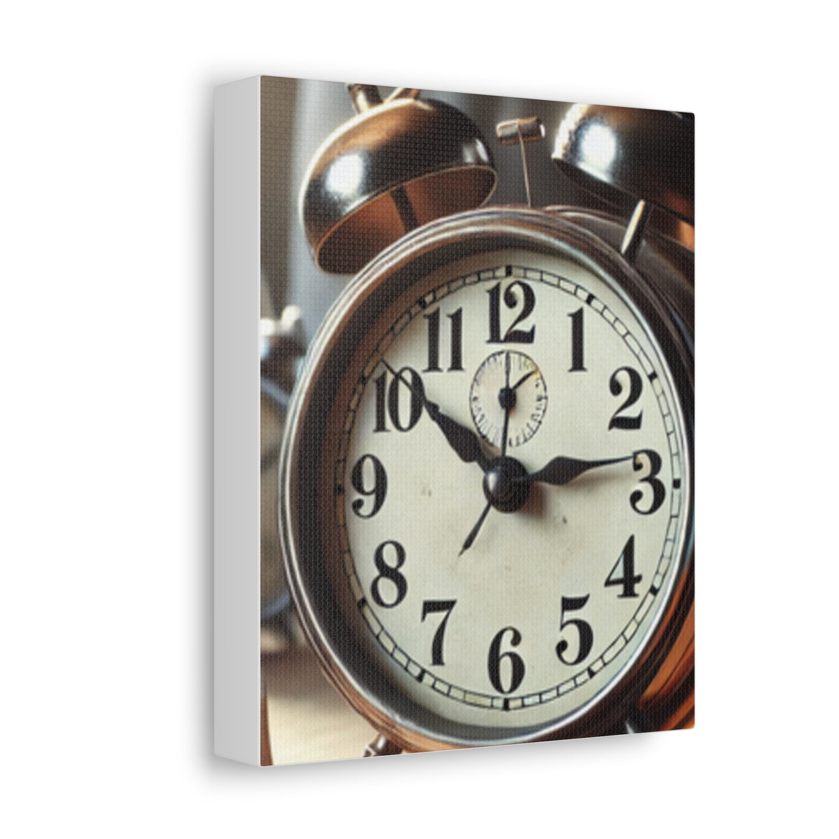 Vintage Alarm Clock Morning Routine Classic Clock Canvas Art