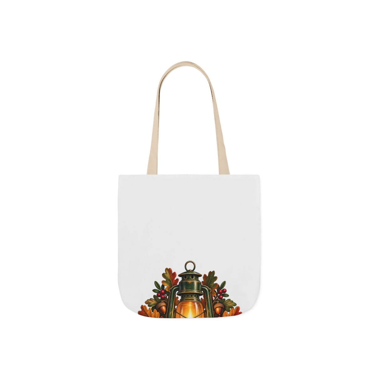Autumn Oak Lantern and Acorns Tote Bag