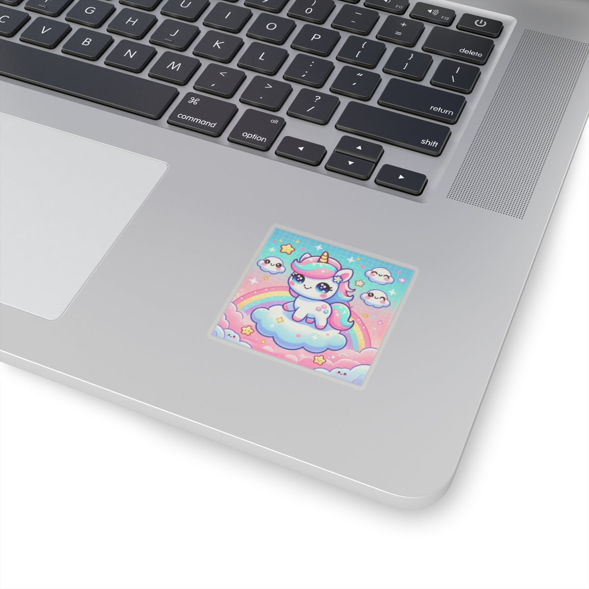 Pastel Rainbow Unicorn Cloud Kawaii Sticker