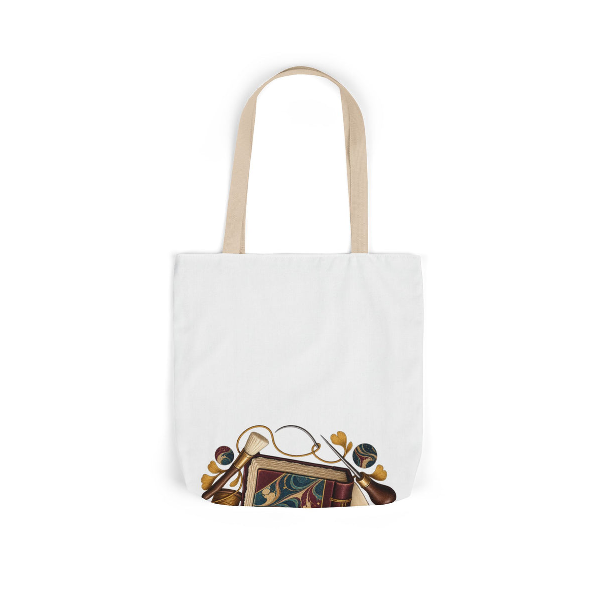Traditional Marbled Bookbinding Workshop Tote Bag