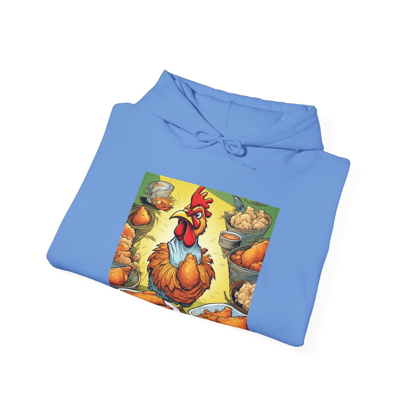 Funny Chicken Fried Food Comfort Food Art Hoodie