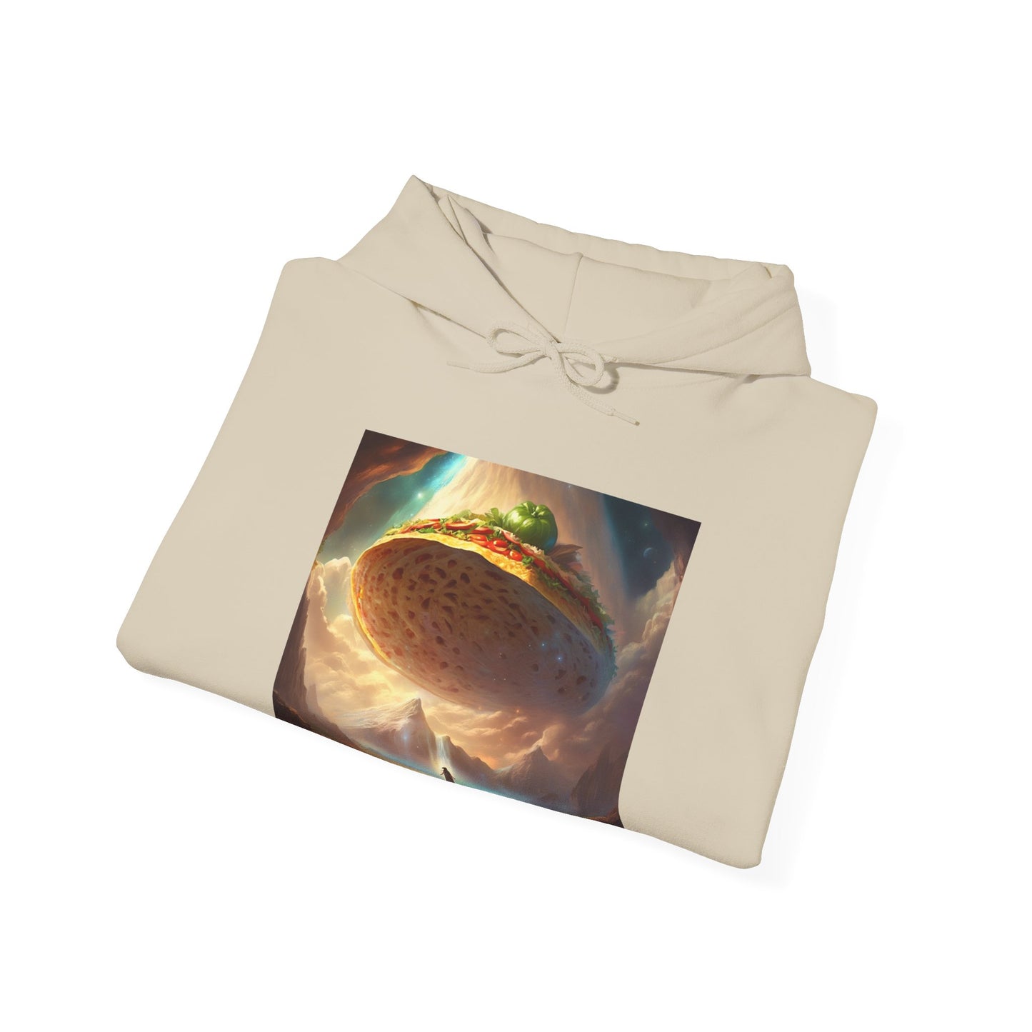 Cosmic Taco UFO Surreal Food Fantasy Art Hoodie