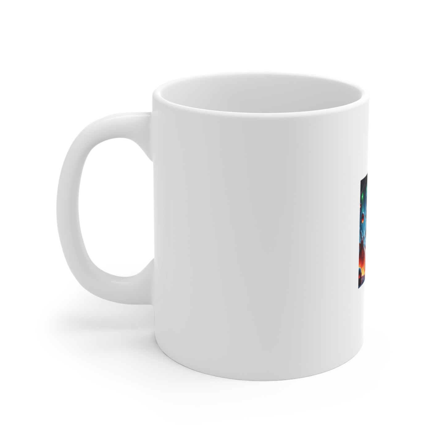 Heavy Metal Santa Holiday Concert Rock Coffee Mug