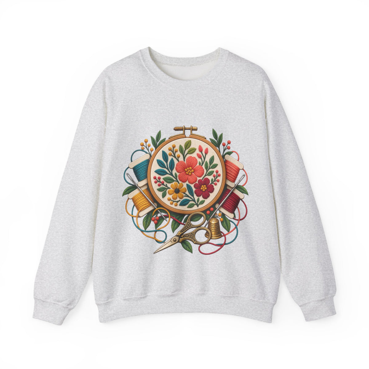 Botanical Embroidery Workshop Sweatshirt