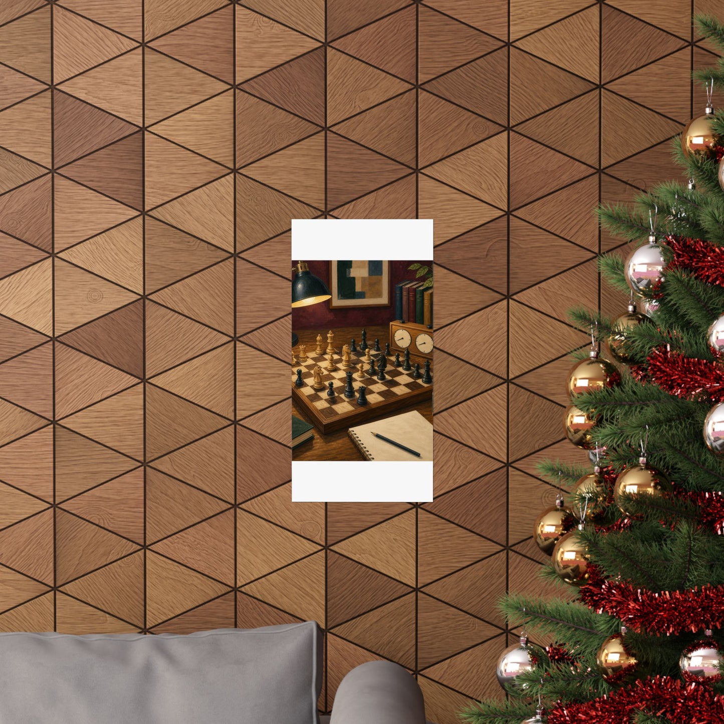 Cozy Chess Strategy Game Hobby Poster