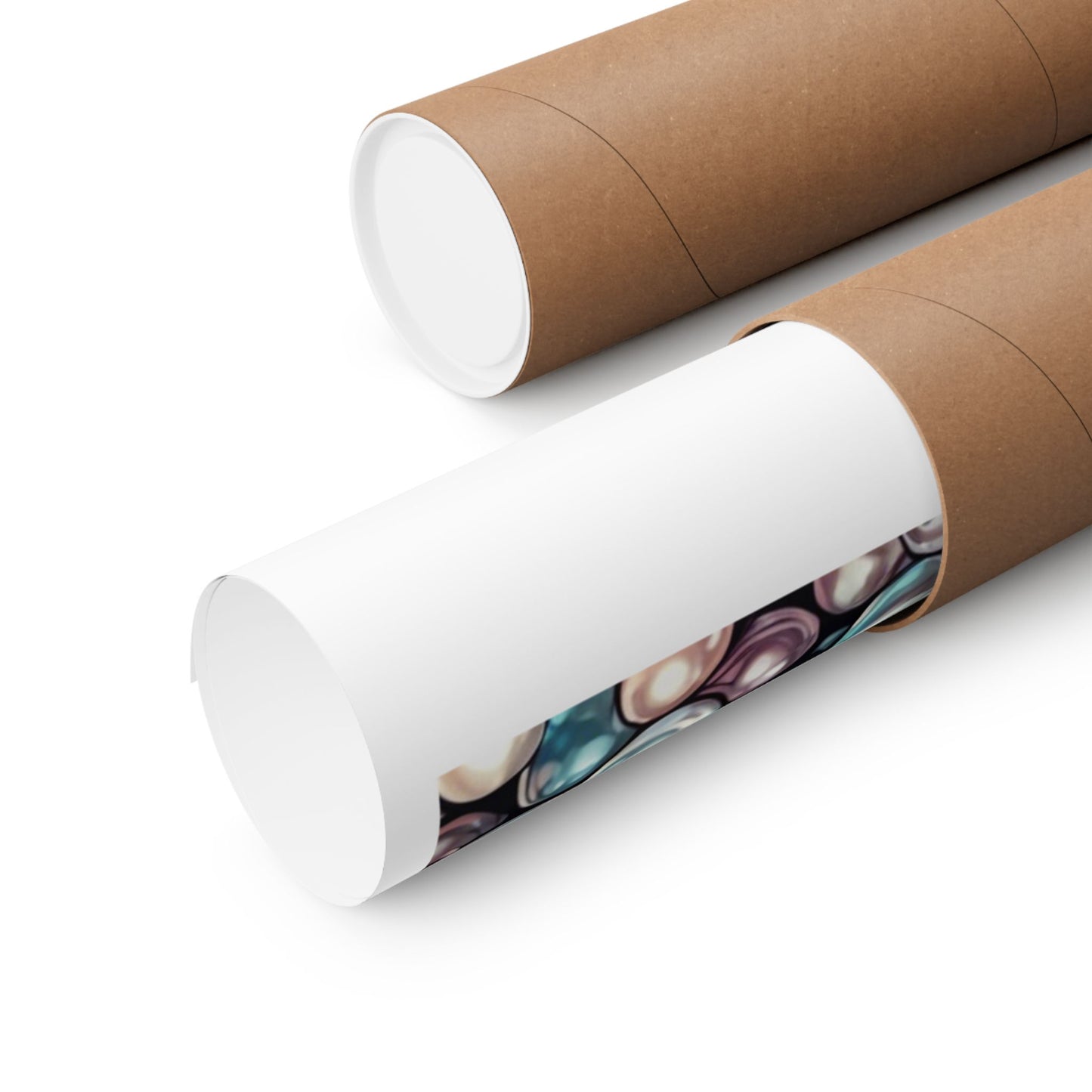 Pearl Bubble Pattern Abstract Gift Art Poster
