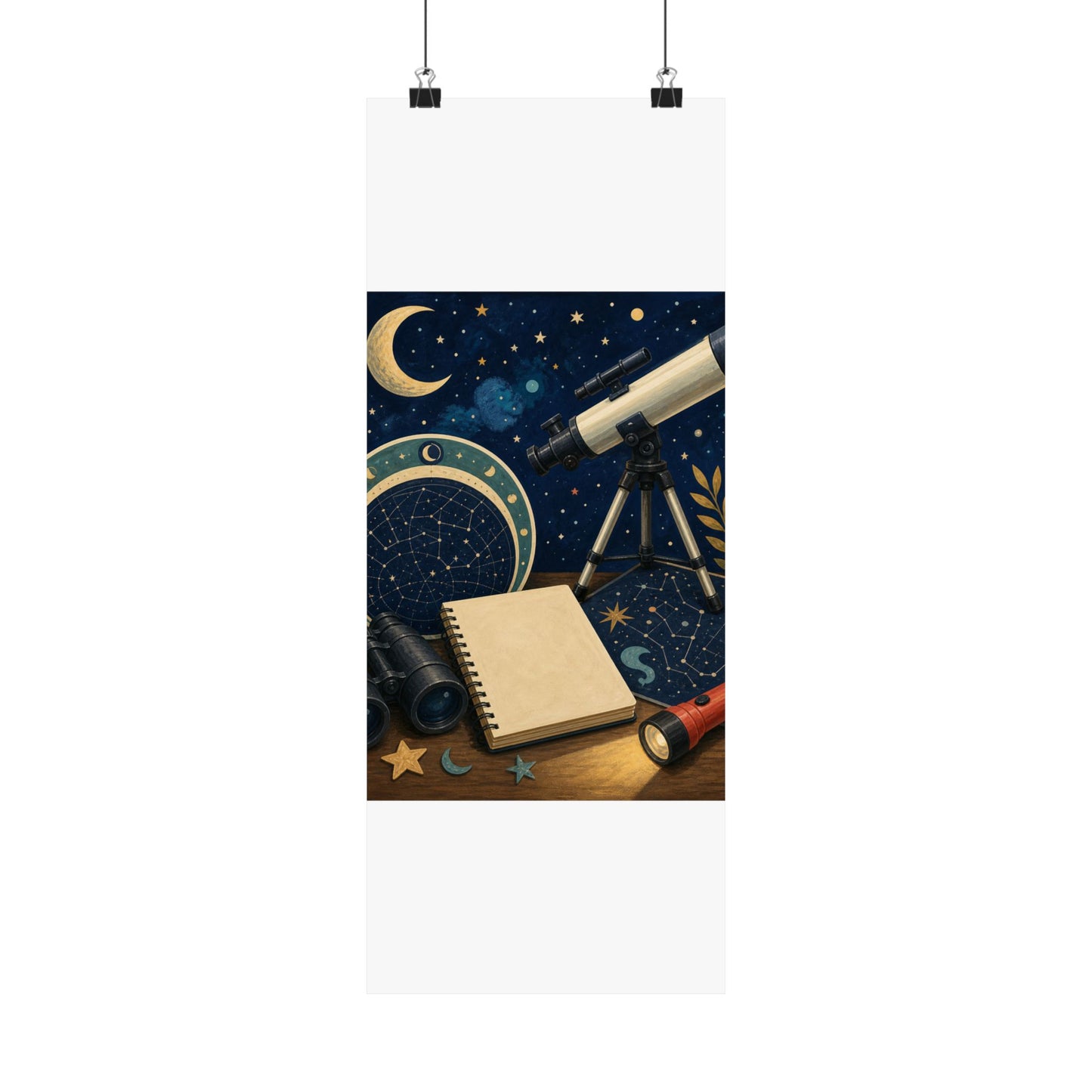 Classic Stargazing Astronomy Hobby Poster