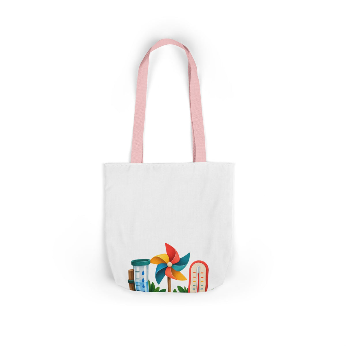 Colorful Backyard Weather Watching Kit Tote Bag