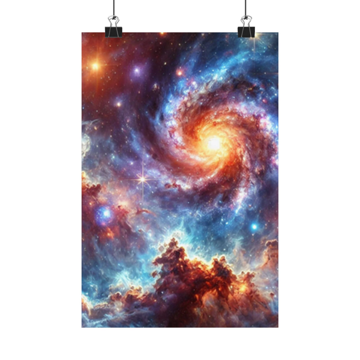 Galaxy Nebula Dreamscape Abstract Space Poster Wall Art Decor