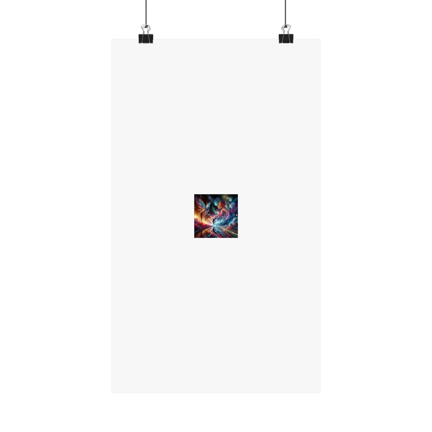 Cosmic Aurora Dancer Dreamscape Celestial Dance Poster