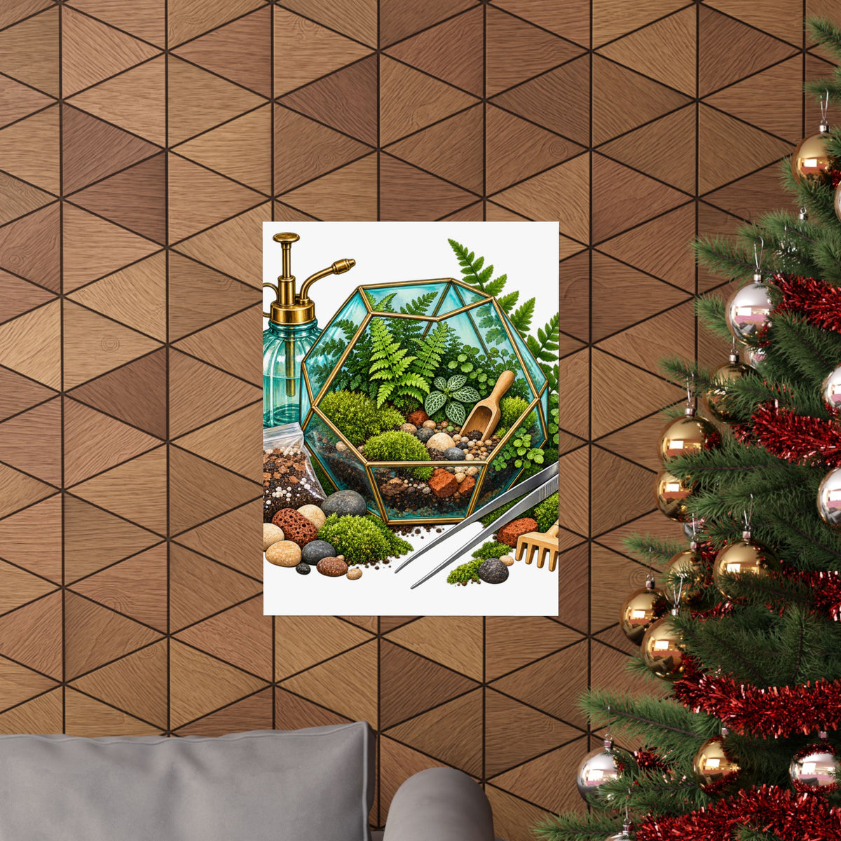 Fern Terrarium Building Workshop Poster