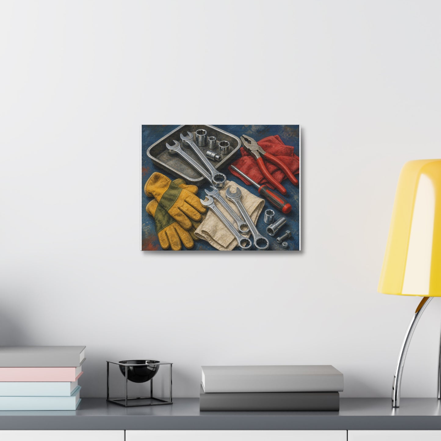 Classic Mechanic Hand Tools Art Canvas Art