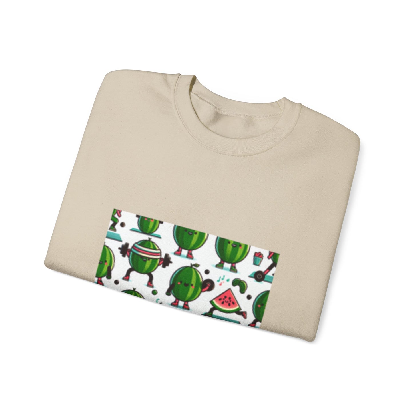 Watermelon Workout Club Cute Food Fitness Sweatshirt