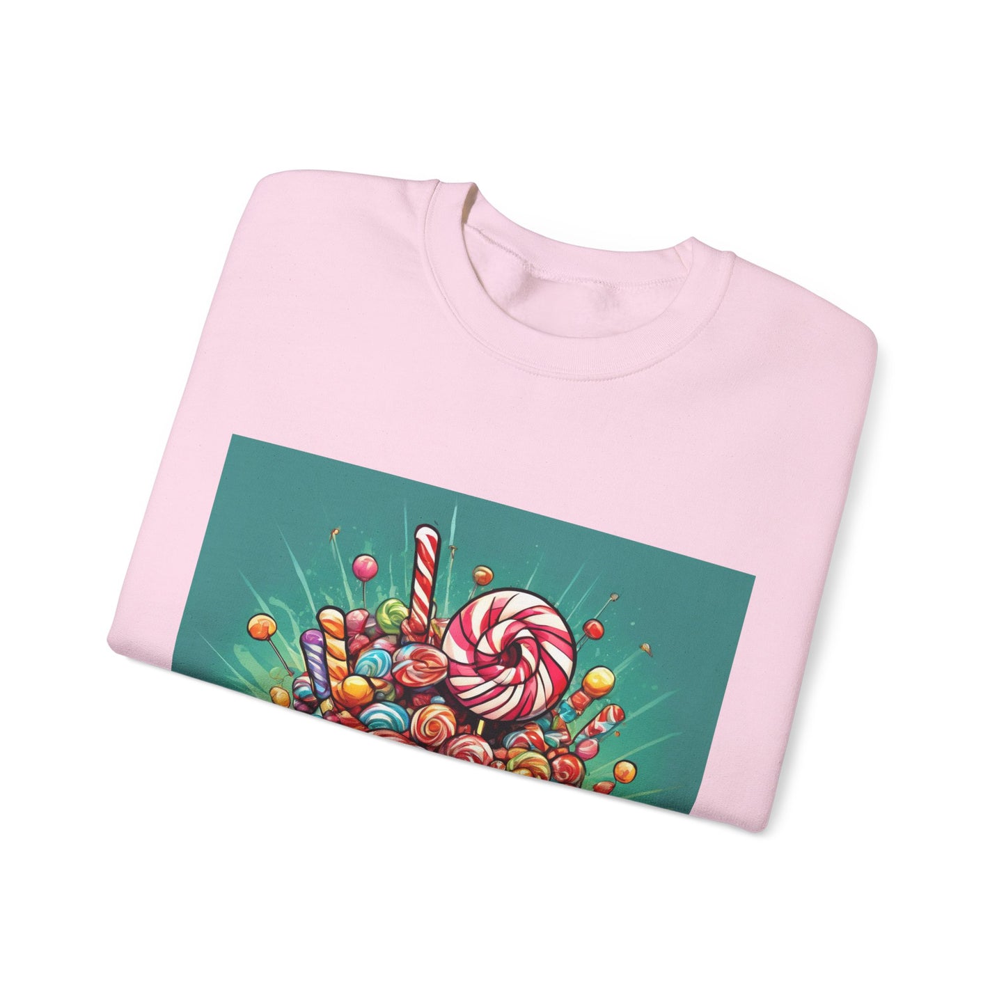 Holiday Candy Bucket Sweets Gift Art Sweatshirt