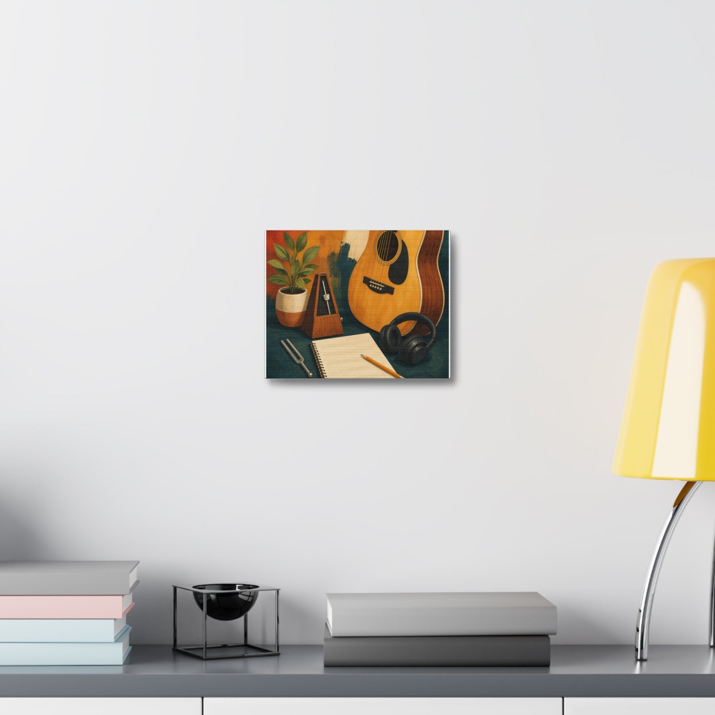 Warm Music Practice Hobby Canvas Art