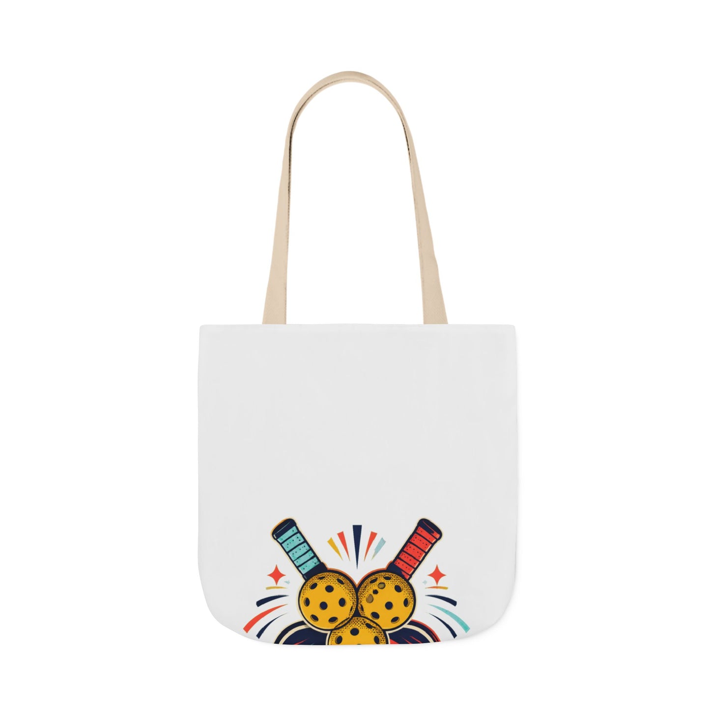 Retro Pickleball Paddles Recreational Sports Tote Bag