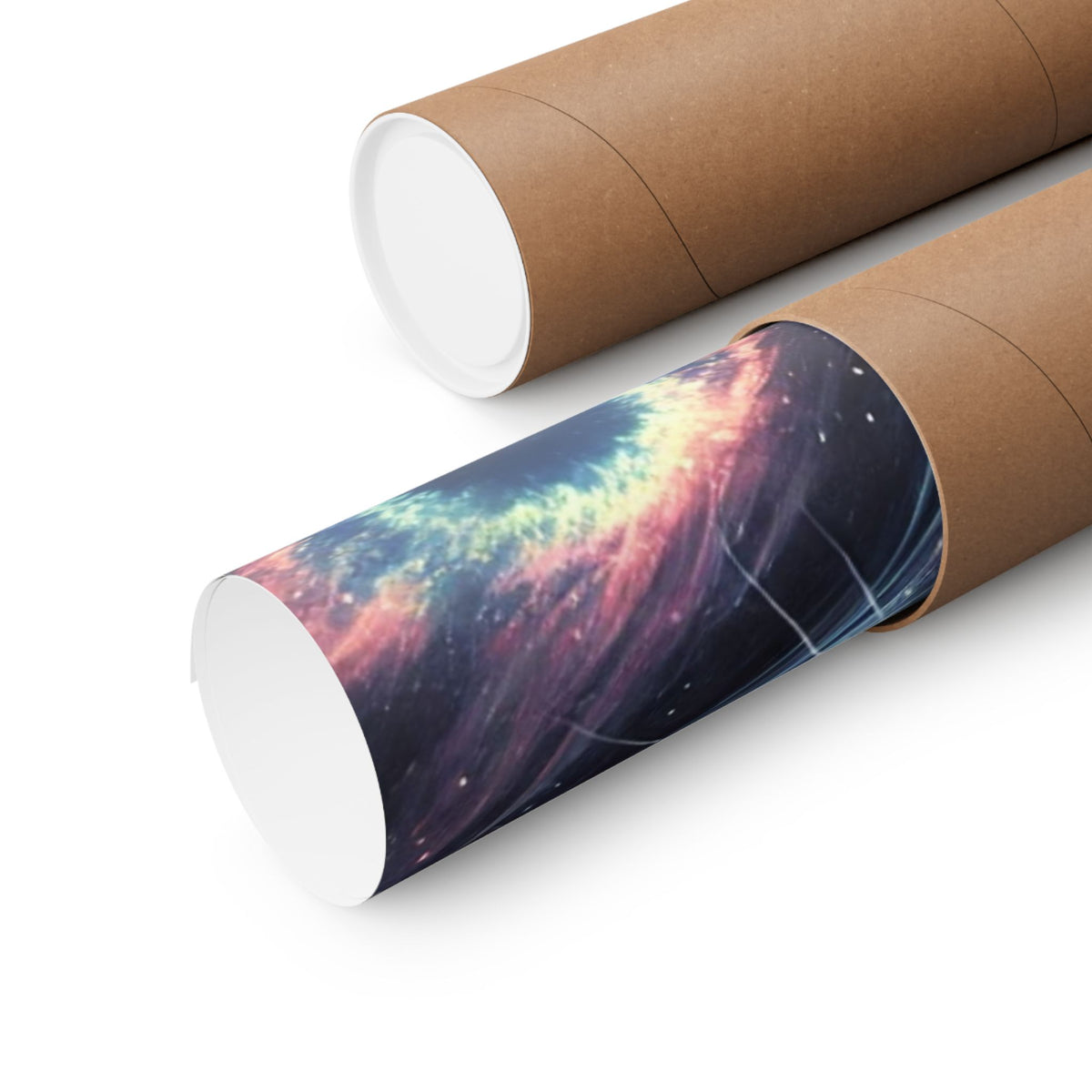 Cosmic Black Cat Galaxy Celestial Wall Art Poster