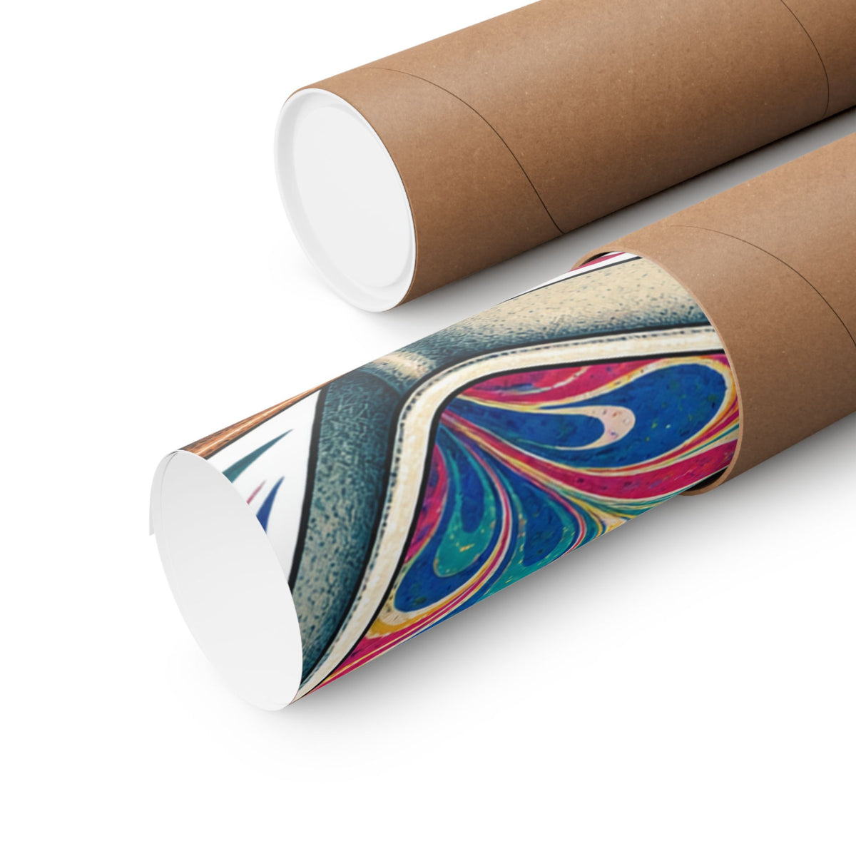 Colorful Paper Marbling Workshop Poster