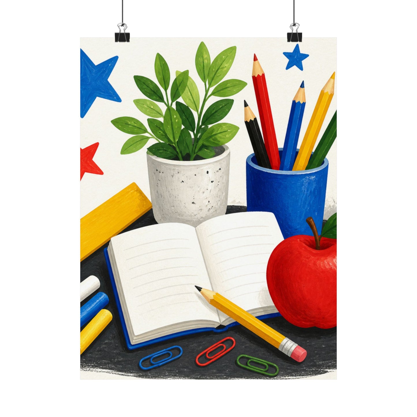 Colorful Classroom Supplies Teacher Appreciation Poster