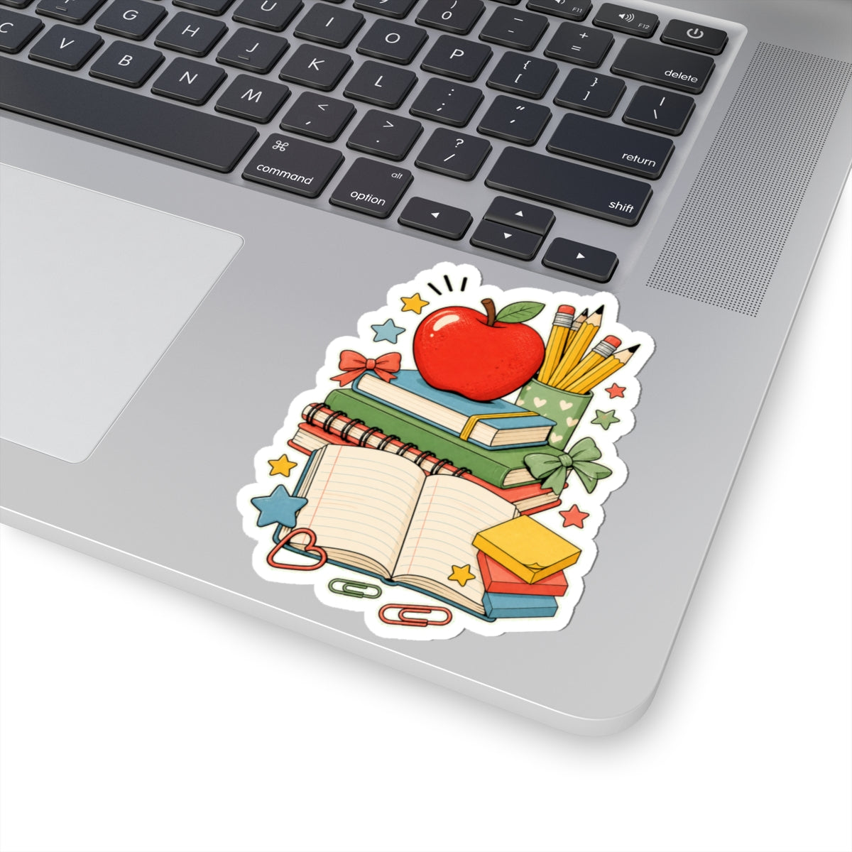 Apple Pencil Desk Stack Back To School Sticker