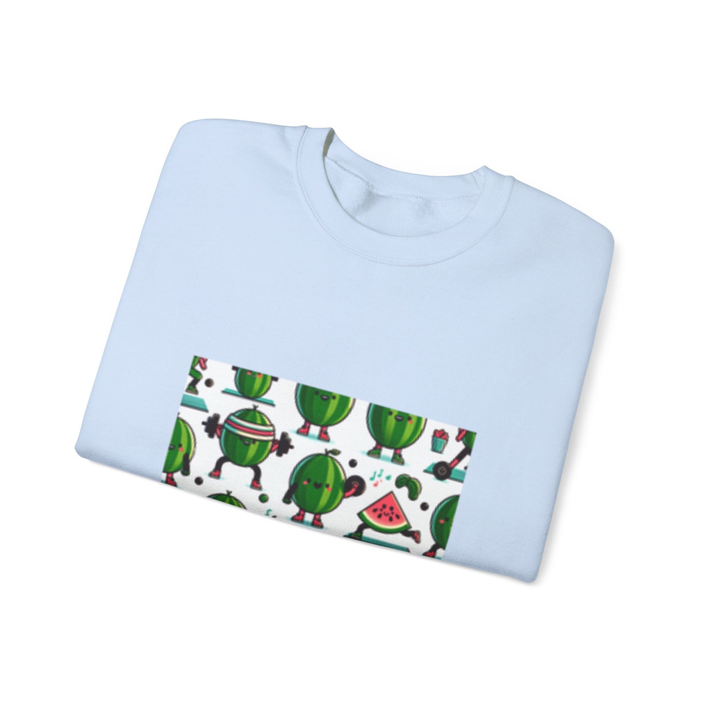 Watermelon Workout Club Cute Food Fitness Sweatshirt