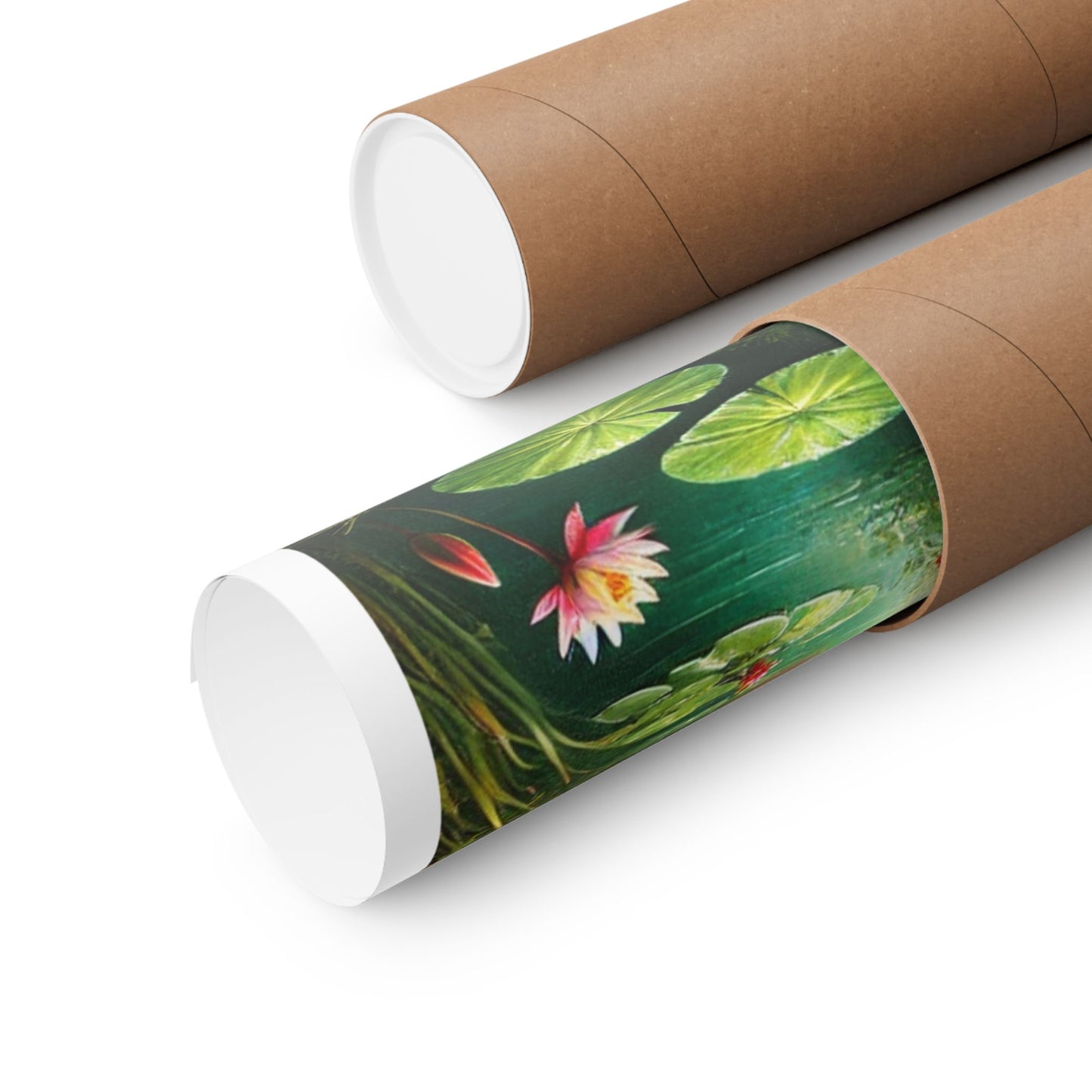 Spring Garden Gazebo Floral Landscape Poster